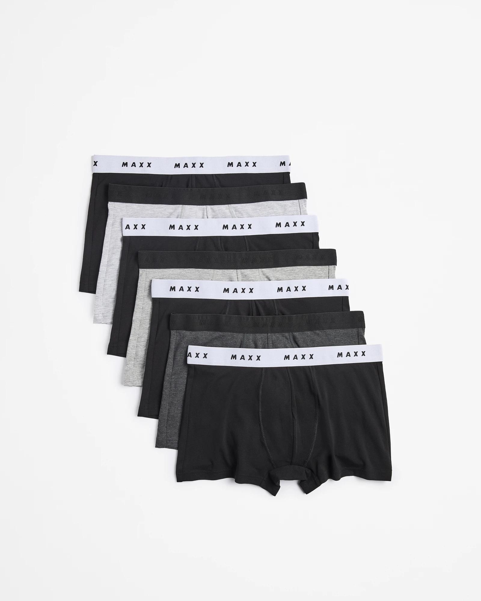 1 7 Pack Hipster Trunks - Maxx GREYS, 1 of 4