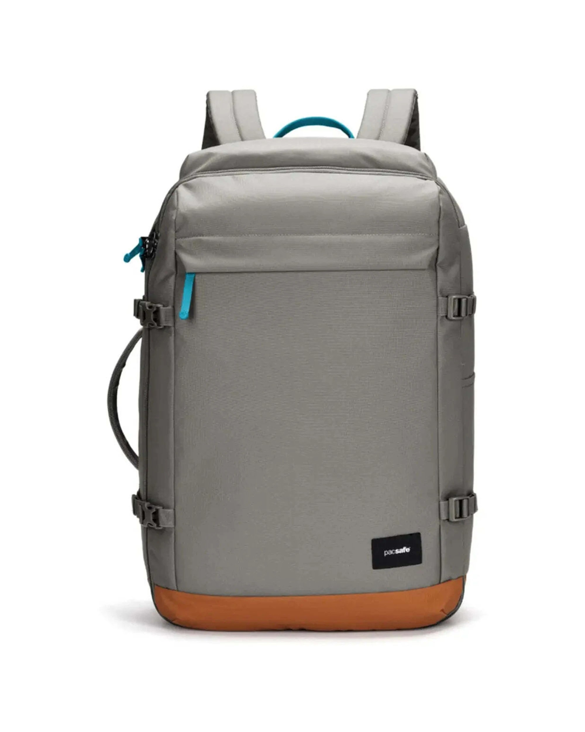 1 Pacsafe GO 44L Anti-Theft Carry-On Backpack Lockable Compartments Stone - Grey, 1 of 8