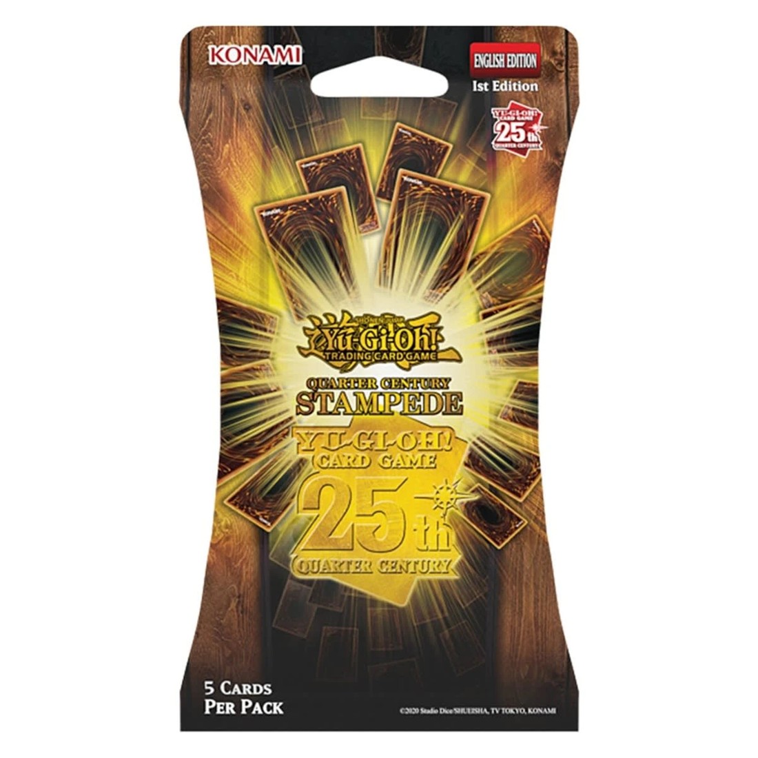 1 Konami Shonen Jump Yu-Gi-Oh! Trading Card Game: Quarter Century Stampede Collection, 1 of 2