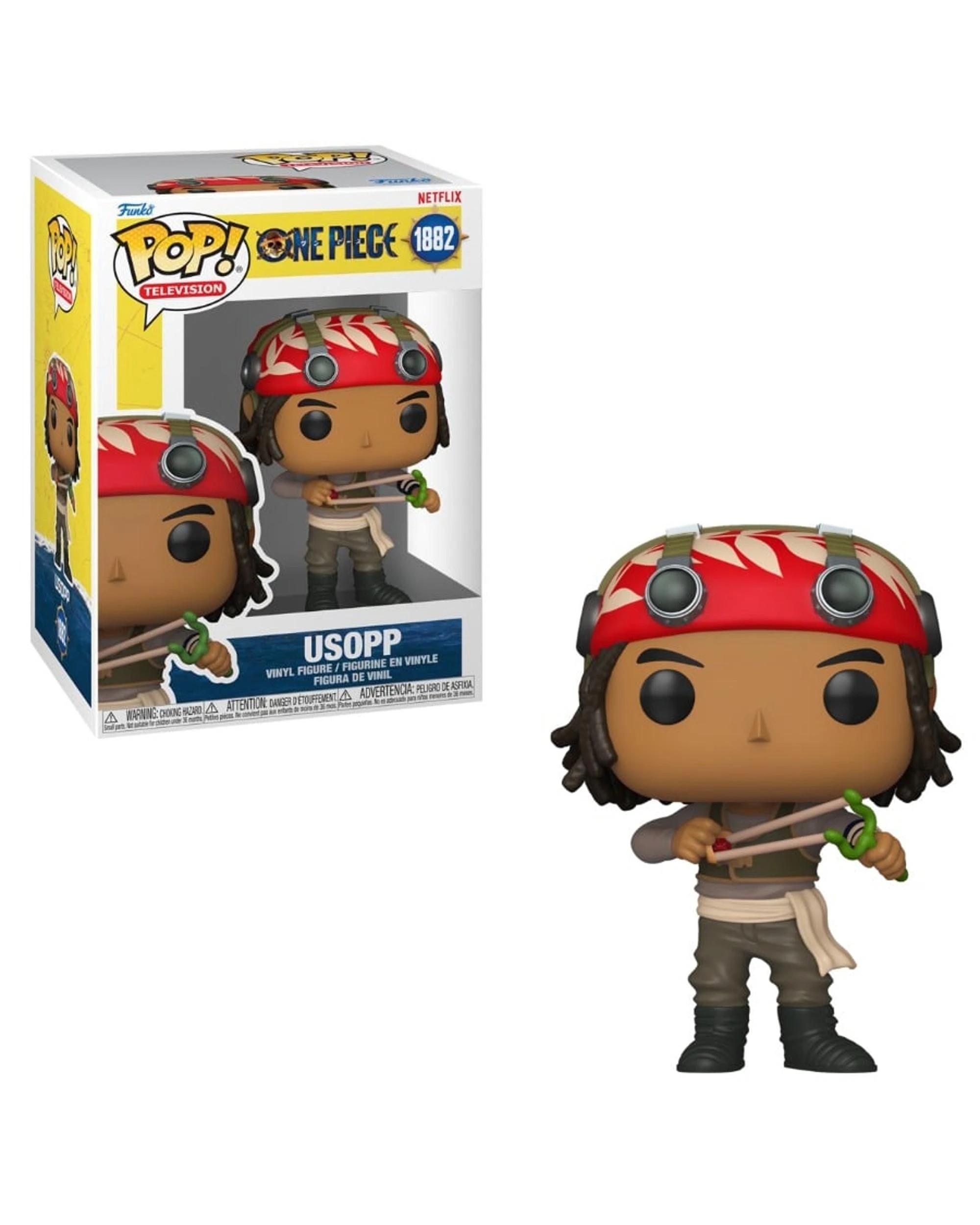 1 One Piece Netflix Usopp Funko POP! Vinyl, 1 of 2