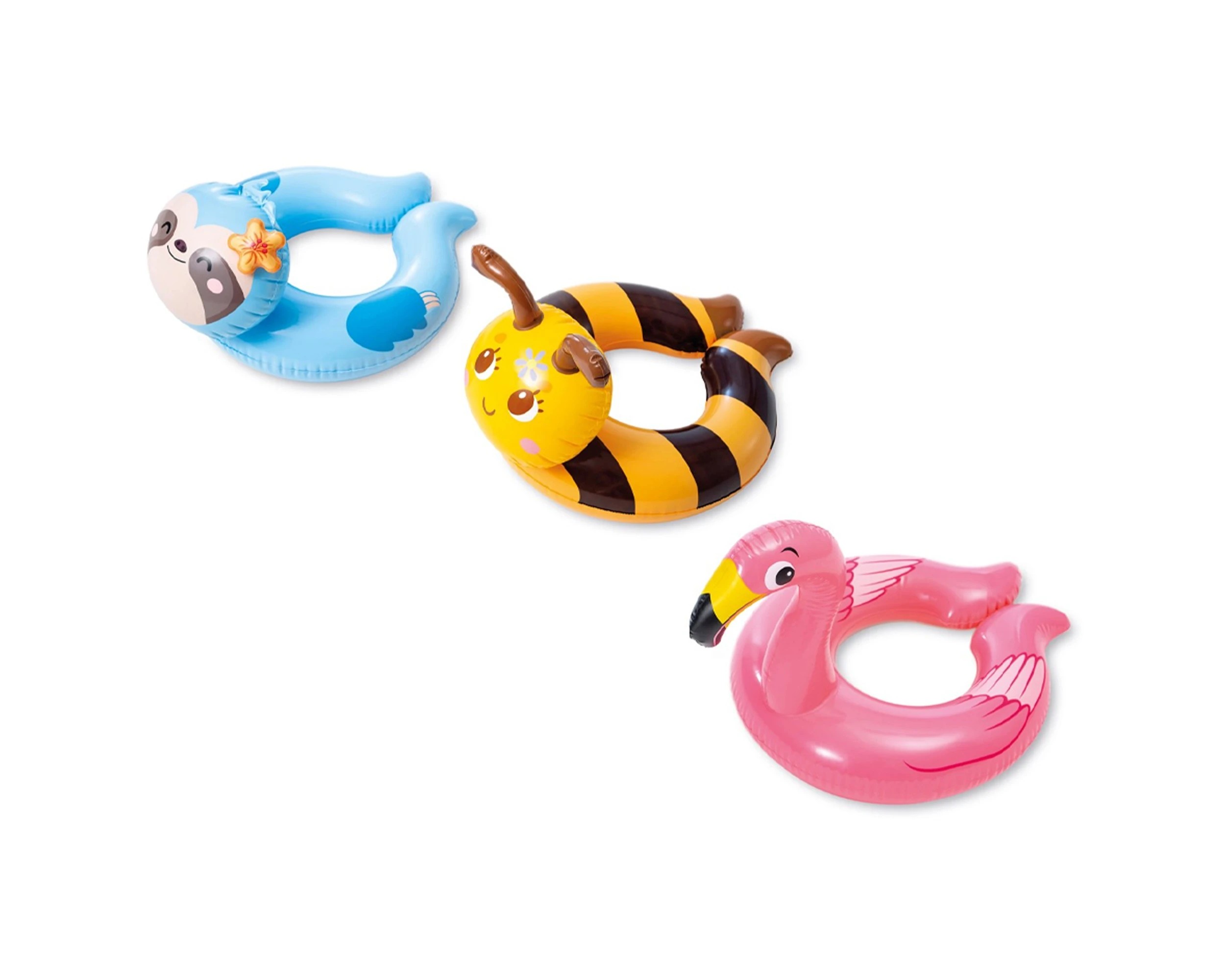 7 INTEX Animal Split Rings Inflatable Kids Floats 3-6Y 8ga Vinyl - Assorted, 7 of 9