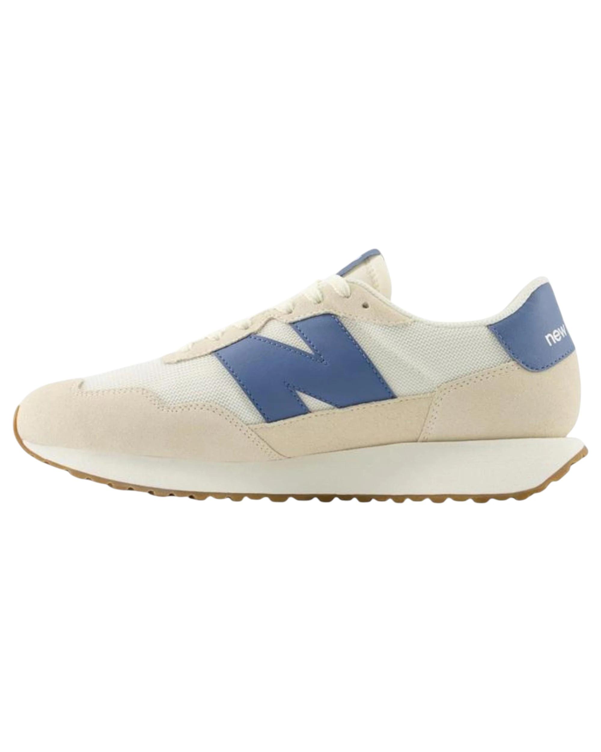 2 New Balance Mens 237 Athletic Shoes WHITE/BLUE, 2 of 5