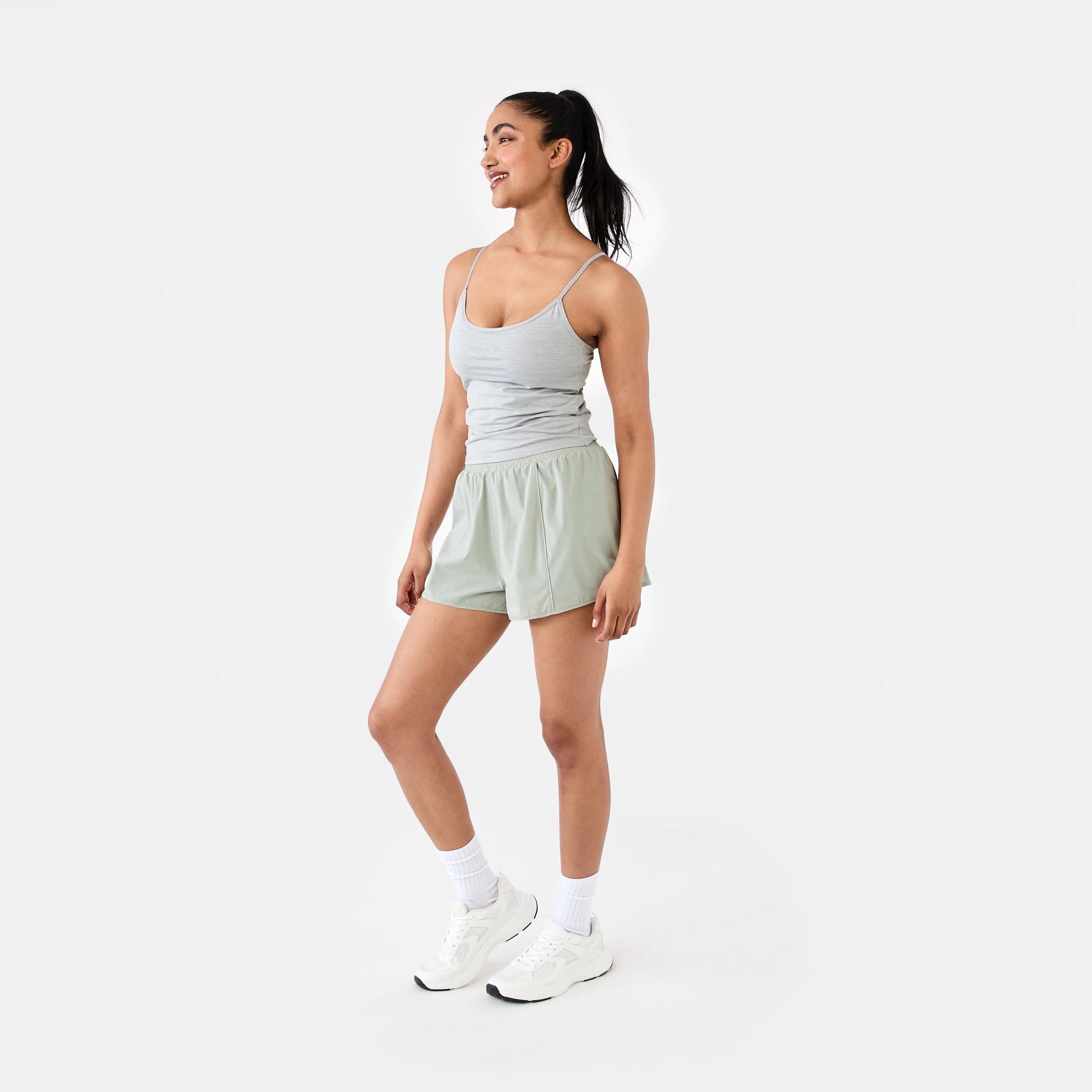 3 Active Womens Soft Touch Shelf Tank SOFT GREY MARLE, 3 of 7