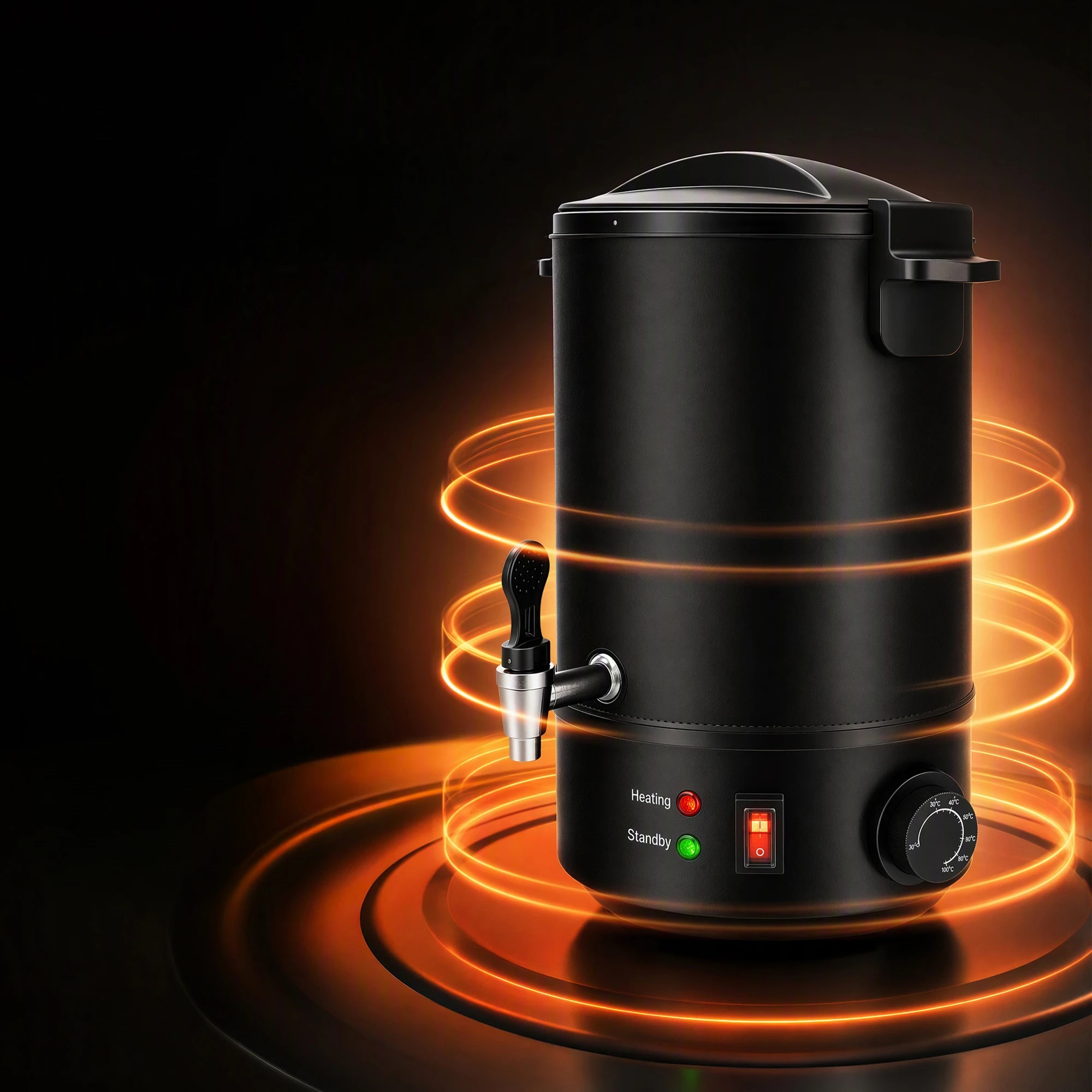 6 Devanti 6L Wax Melter Candle 1520W Making Melting Pot Furnace Pour Spout - Black, 6 of 9