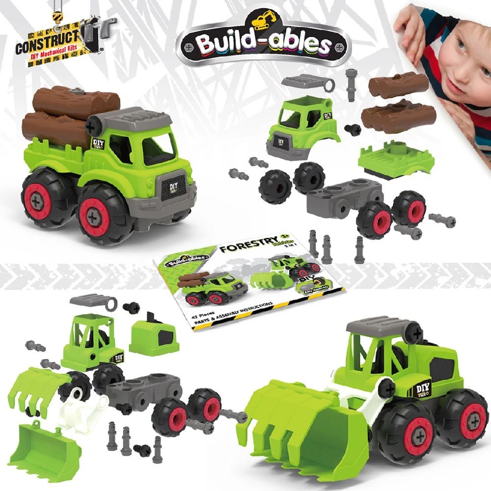 4 Construct It Build-ables 2-in-1 Forestry Set, 4 of 7