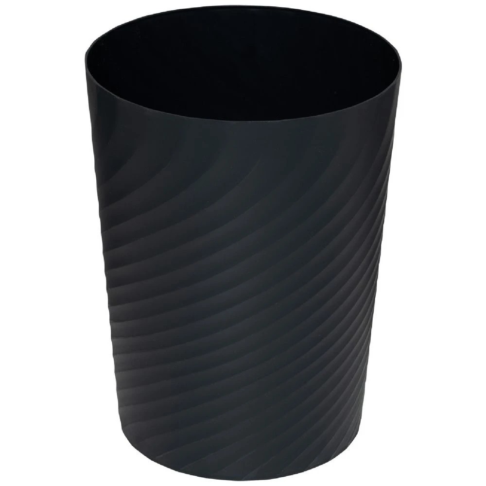 1 J.Burrows Plastic Wave Bin 12L Black, 1 of 1