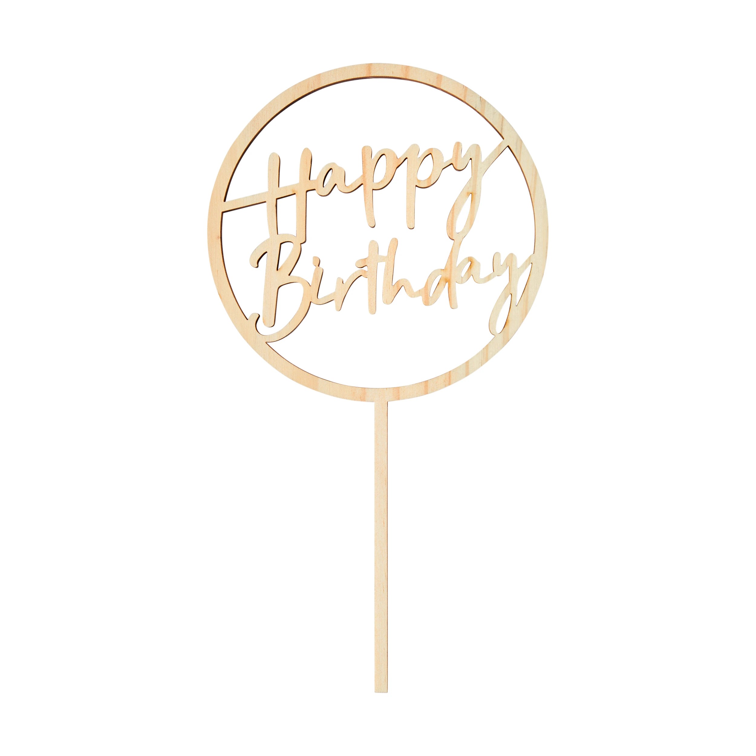 1 Happy Birthday Cake Topper, 1 of 3