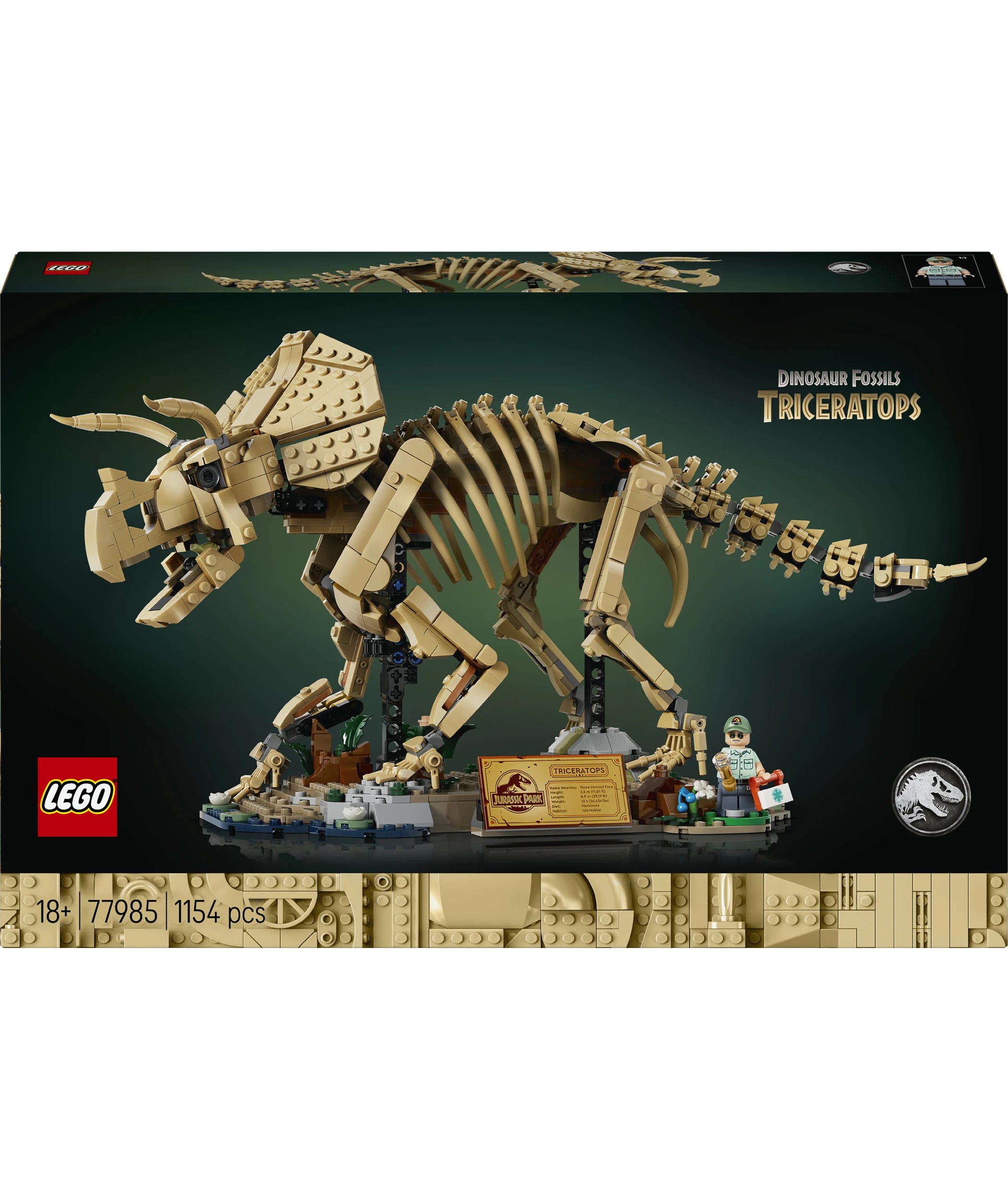 1 LEGO Jurassic World Dinosaur Fossils: Triceratops 77985, 1 of 9