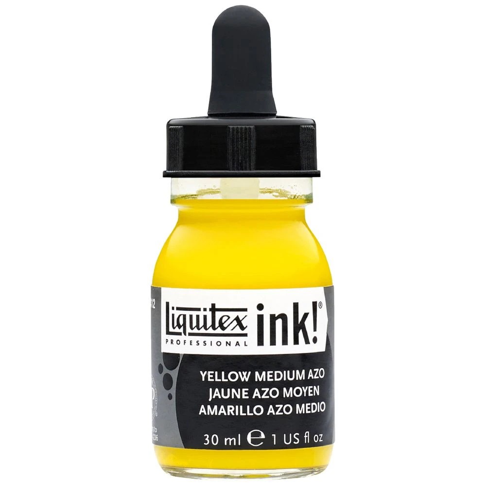 1 Liquitex Professional Ink 30mL Yellow Medium Azo, 1 of 2