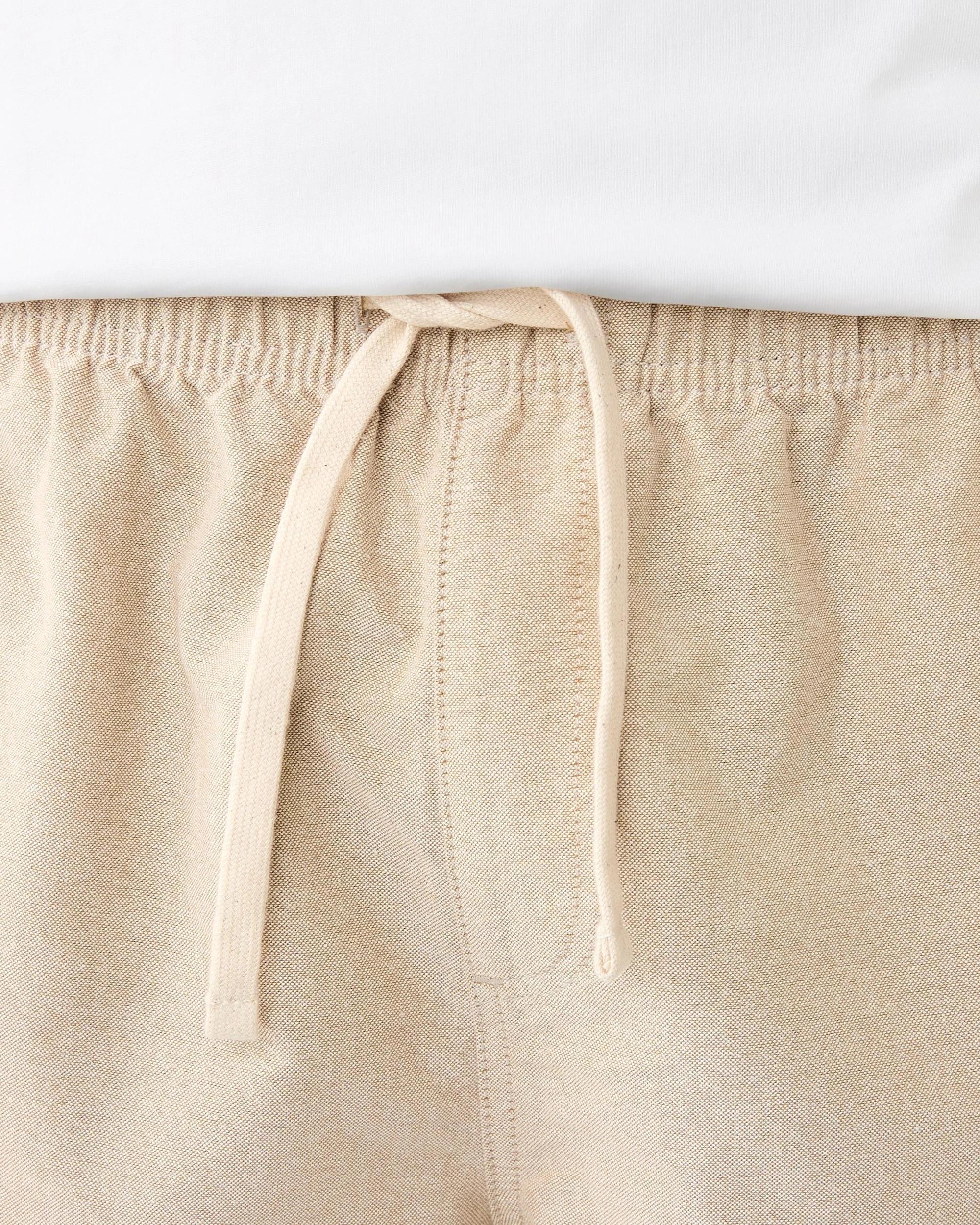 4 Elastic Waist Textured Volley Shorts Bge Elmwd, 4 of 7