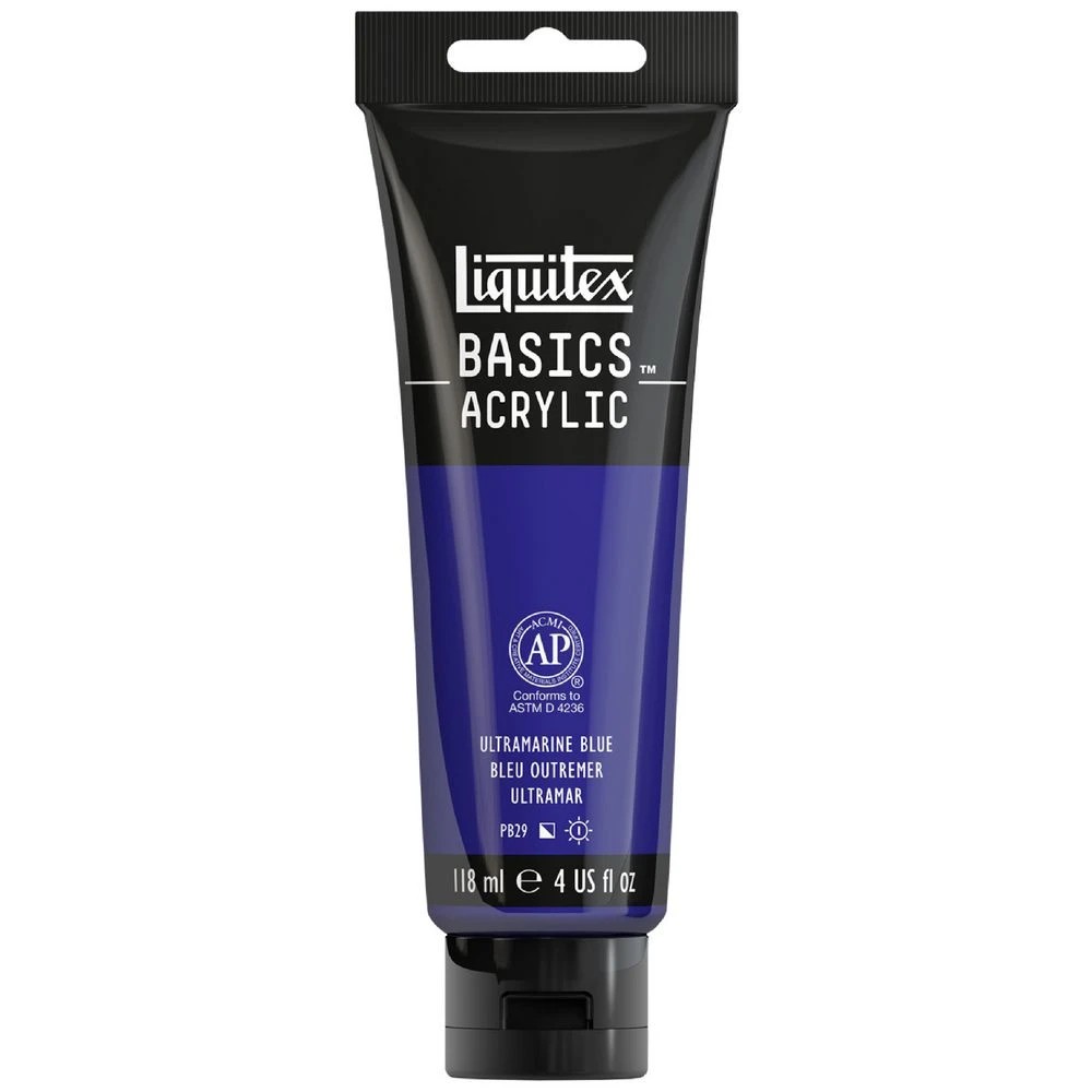 1 Liquitex Basics 118mL Paint Ultramarine Blue, 1 of 5
