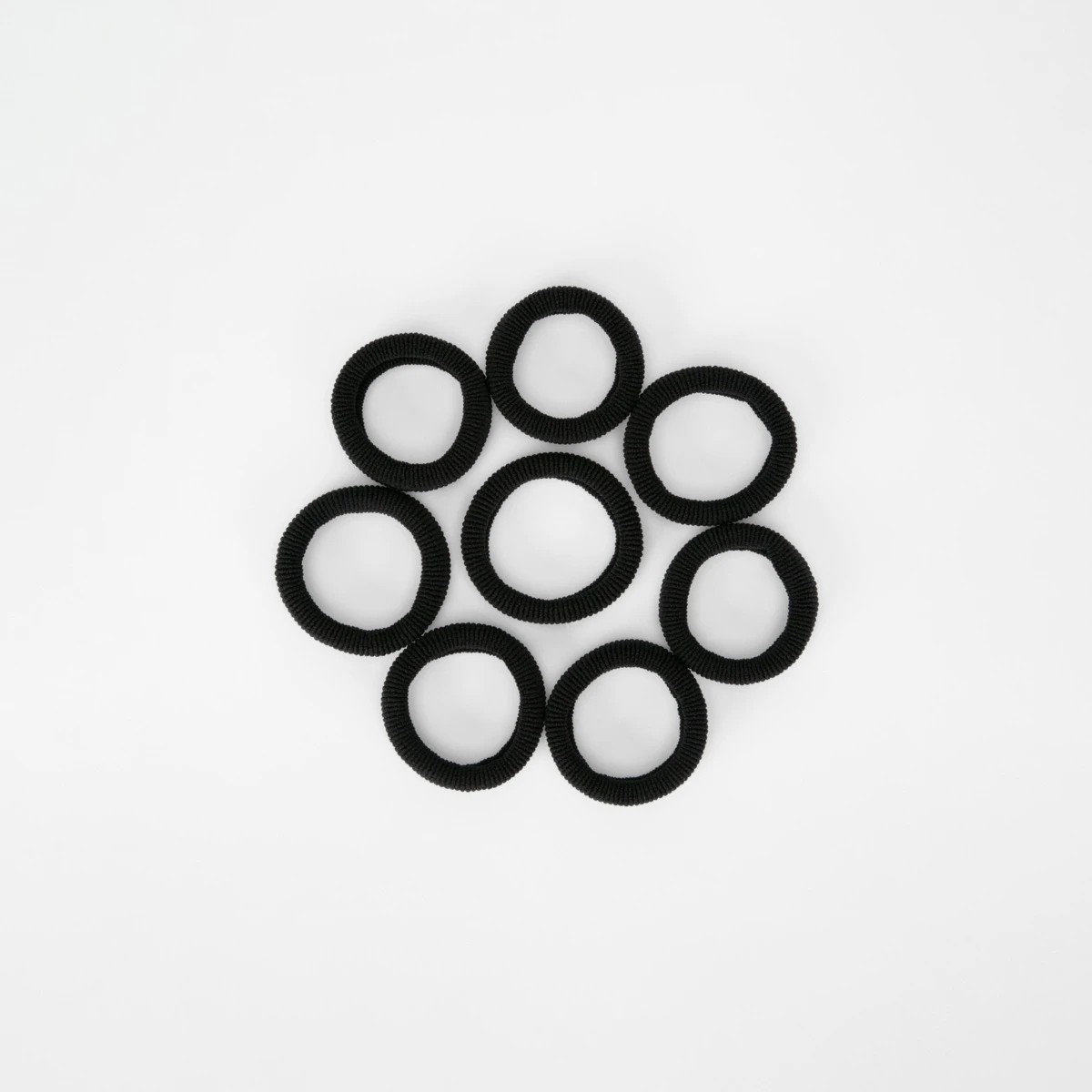 1 OXX Haircare 8 Pack Ponytailers - Black, Extra Large Thick, 1 of 5