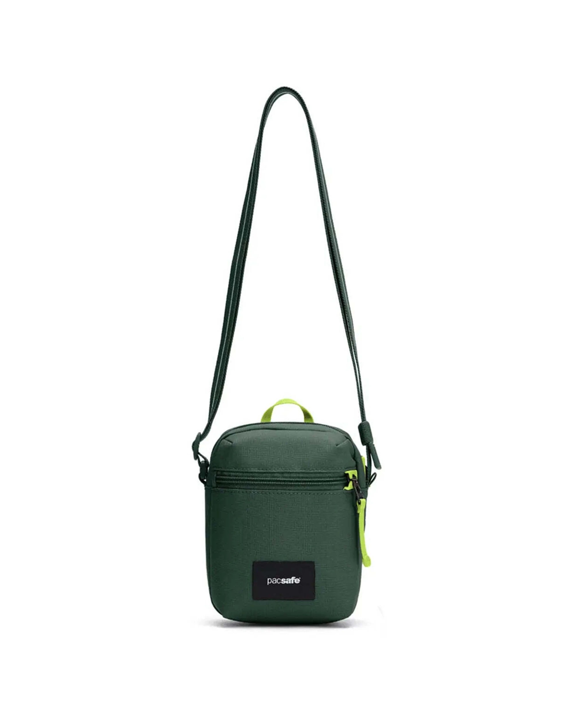 3 Pacsafe Go Anti-Theft Micro Crossbody Bag Compact Size Recycled Polyester Spruce - Green, 3 of 8