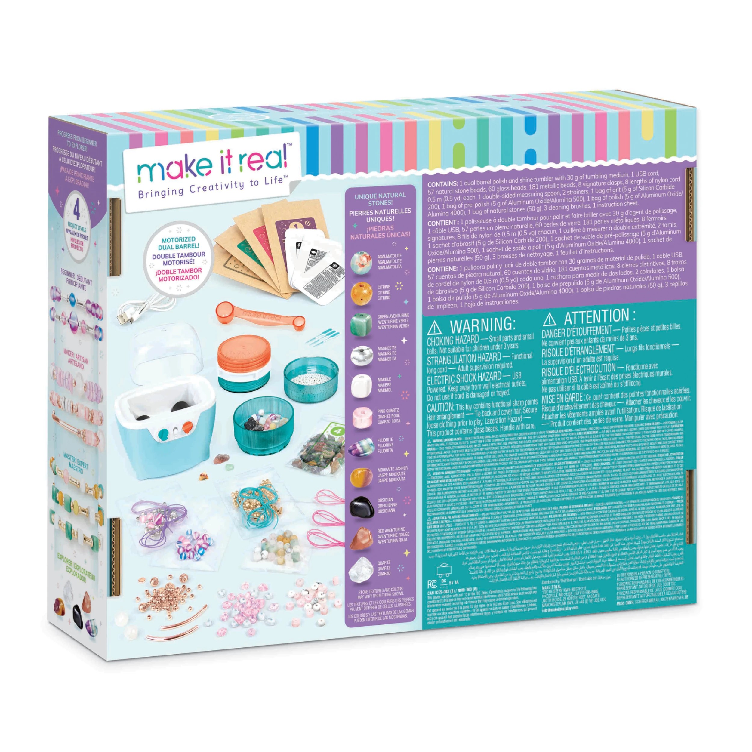 2 Make It Real Polish And Shine Bead Tumbler - Multi, 2 of 5