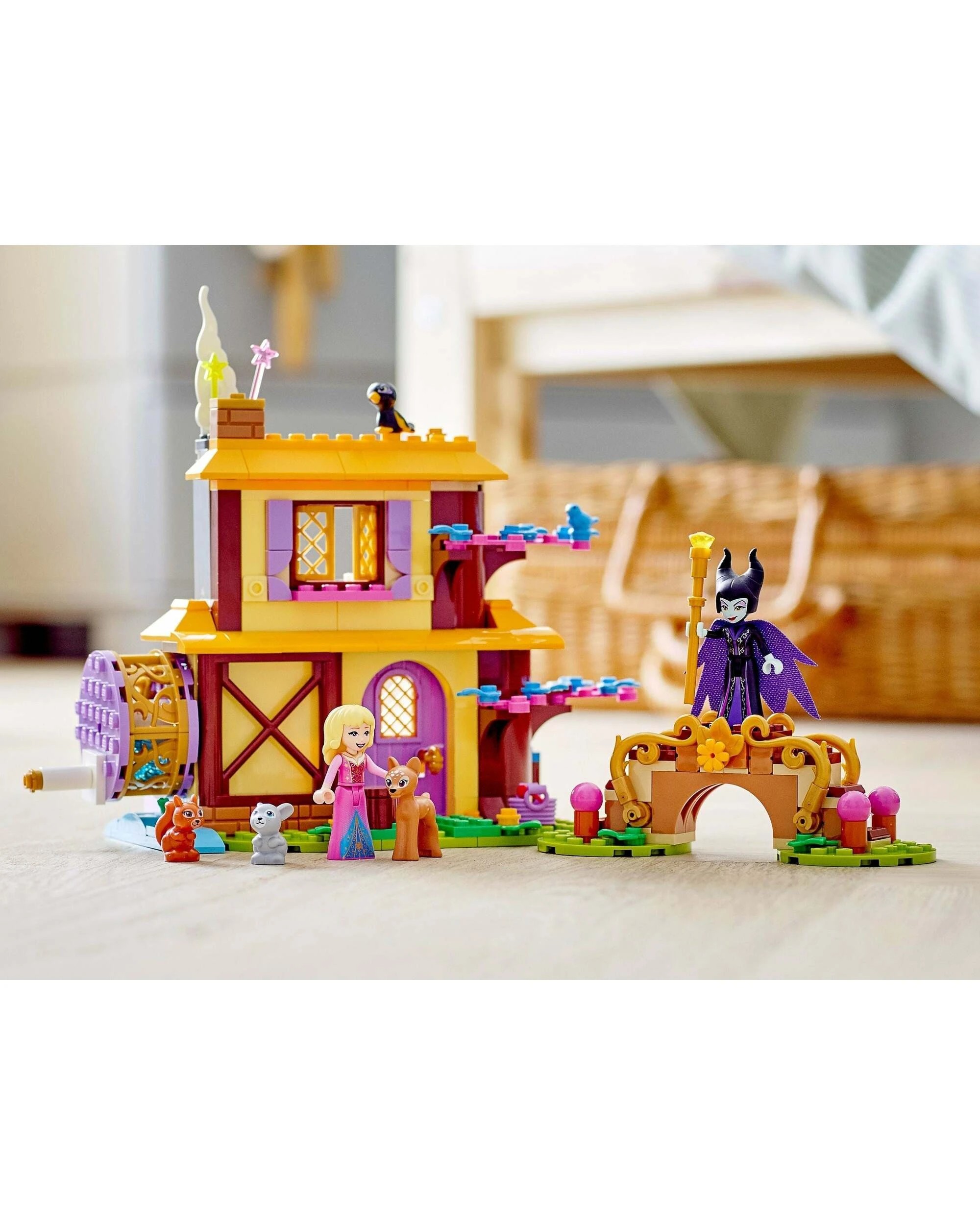 2 LEGO 43188 Aurora's Forest Cottage: Disney Princess Building Toy, 2 of 4