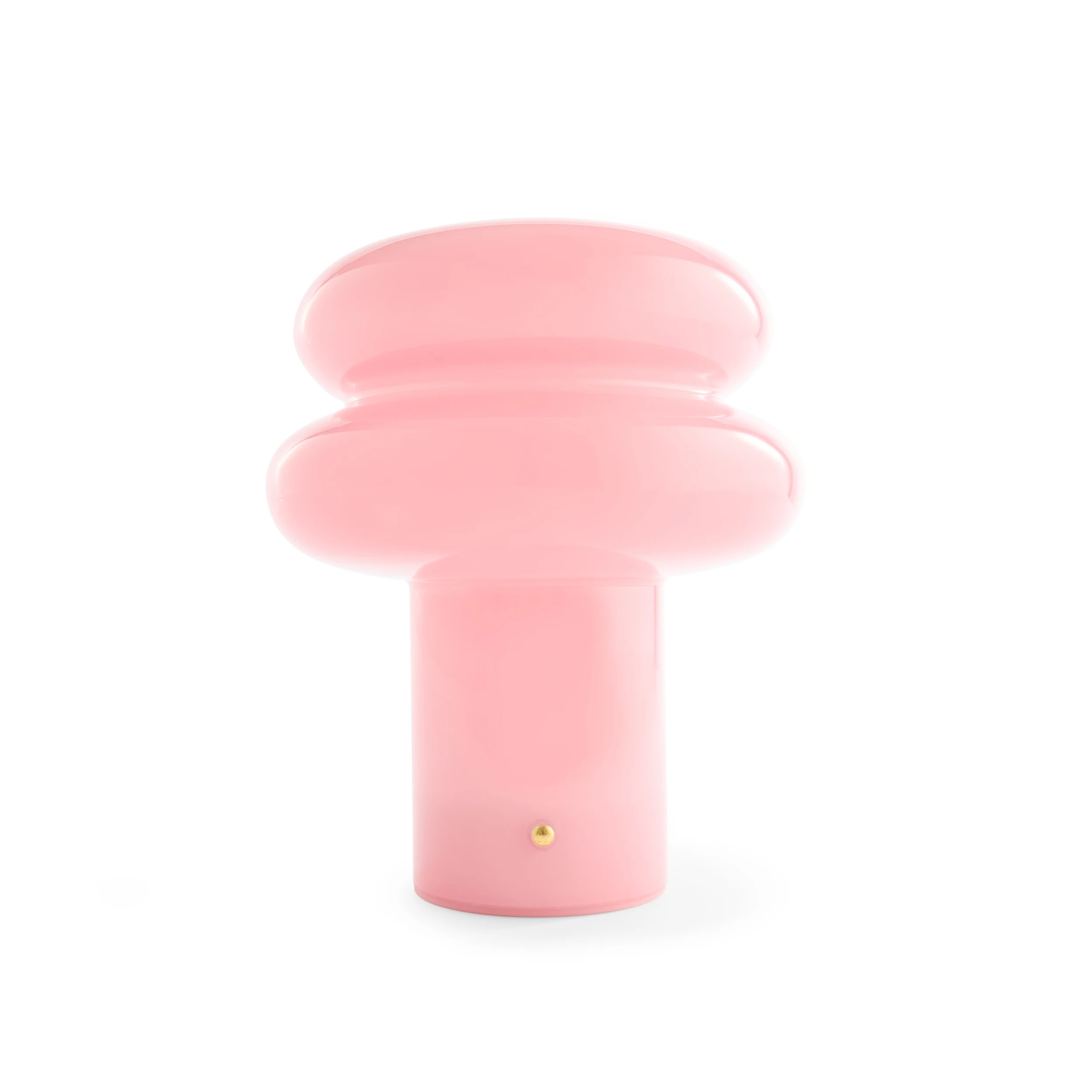 2 Oslo Glass Portable Rechargeable Lamp - Pink, 2 of 8