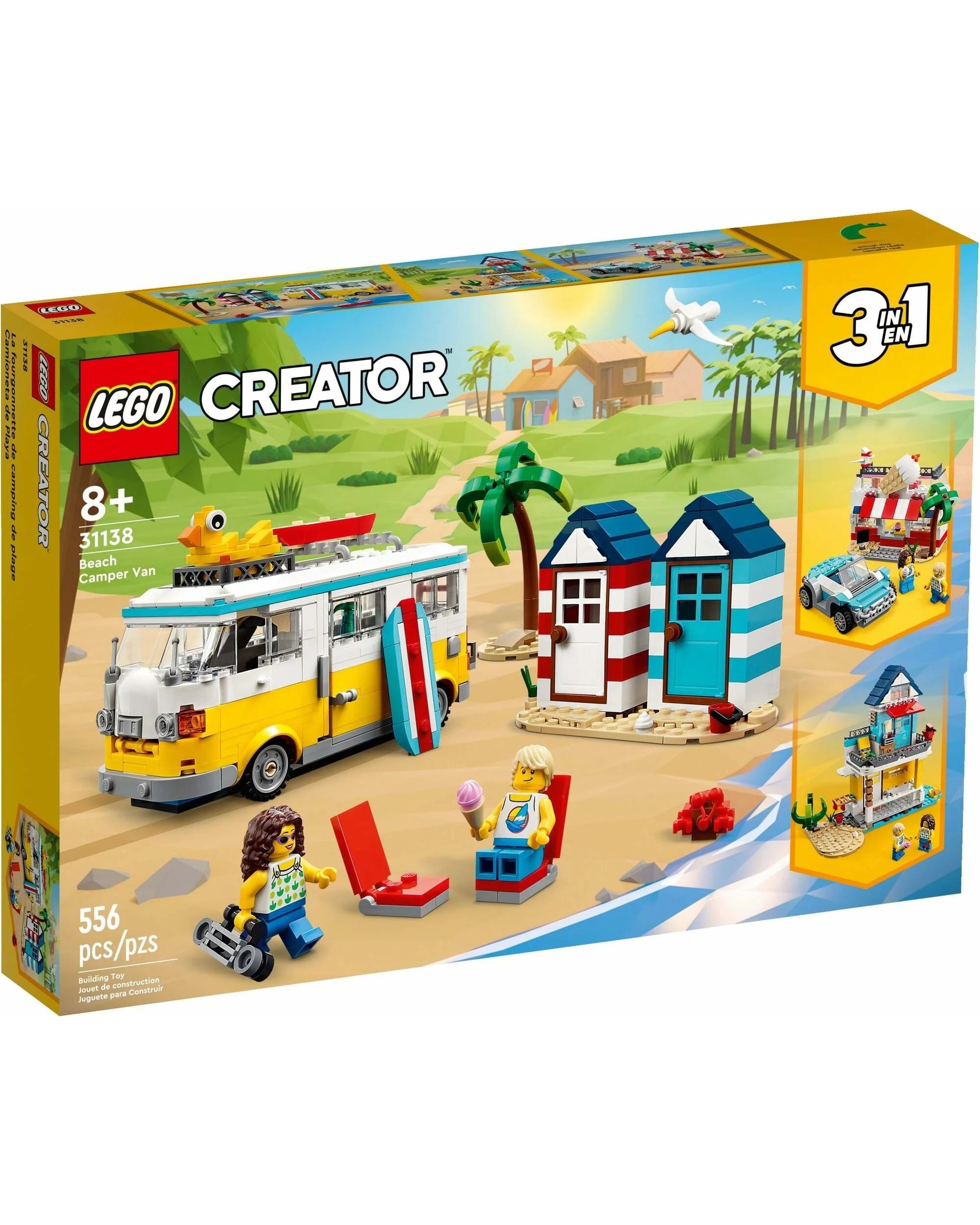 1 LEGO Creator 31138 3-in-1 Beach Camper Van, 1 of 5