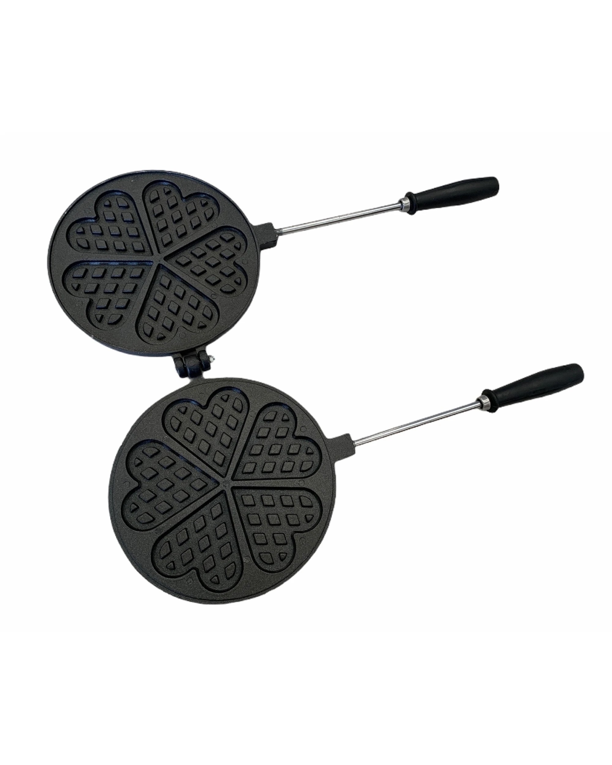 4 BR Home Non-Stick Cast Aluminium Waffle Maker for Breakfast and Snacks, 4 of 6