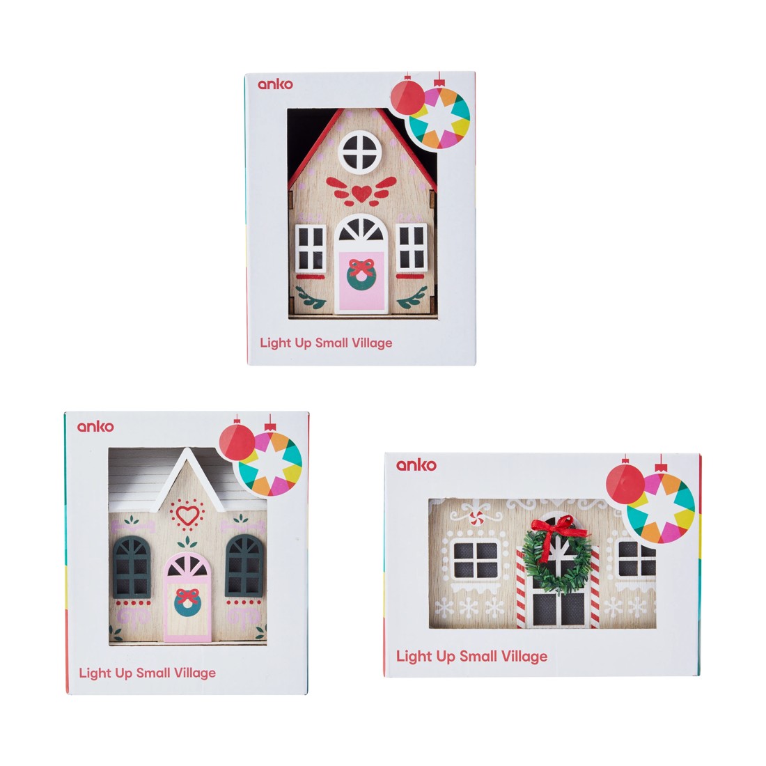 7 Light Up Small Village - Assorted, 7 of 7