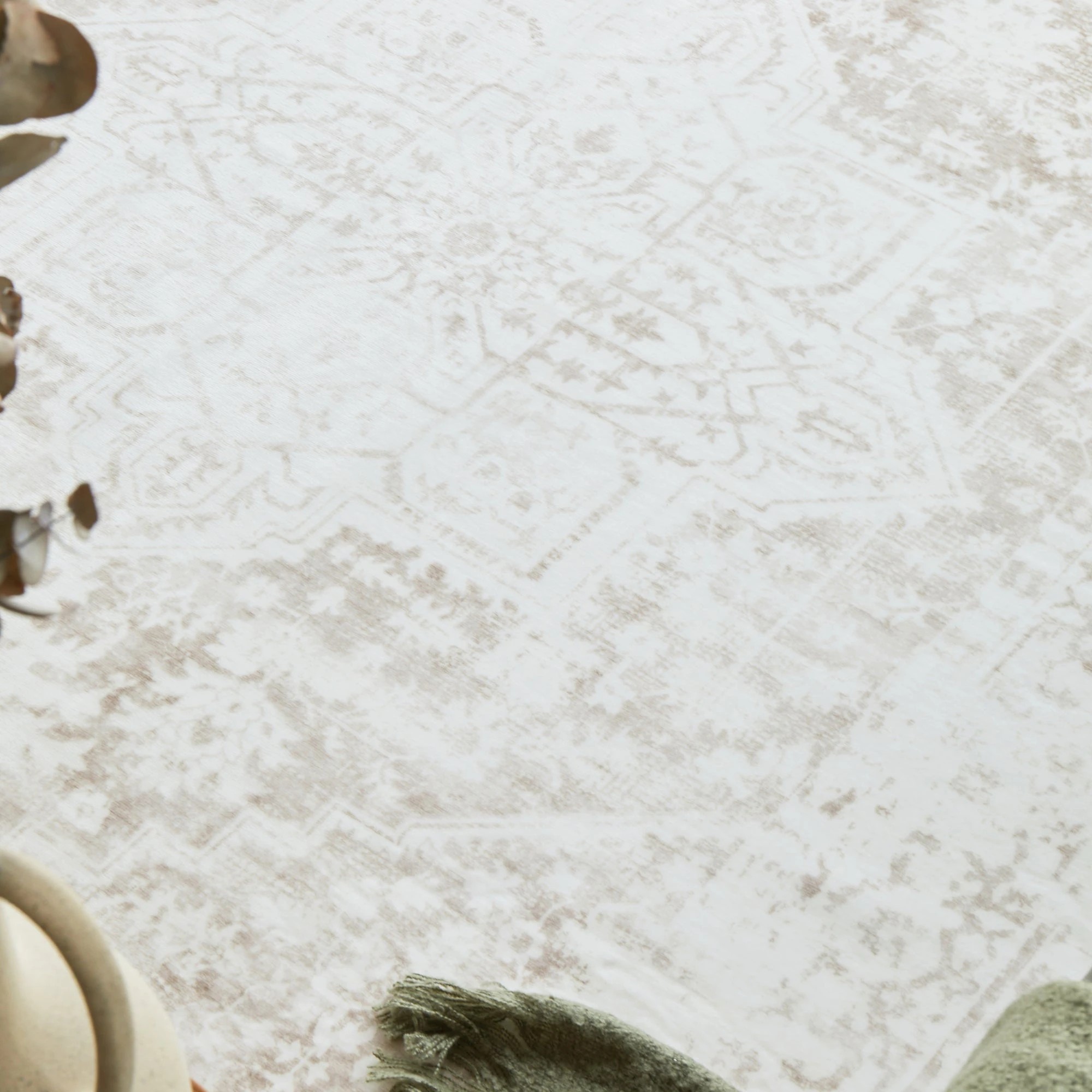 3 Common Ground Rugs Vitality Loni Washable 270x180cm - Large Floor Rug - Natural, 3 of 9