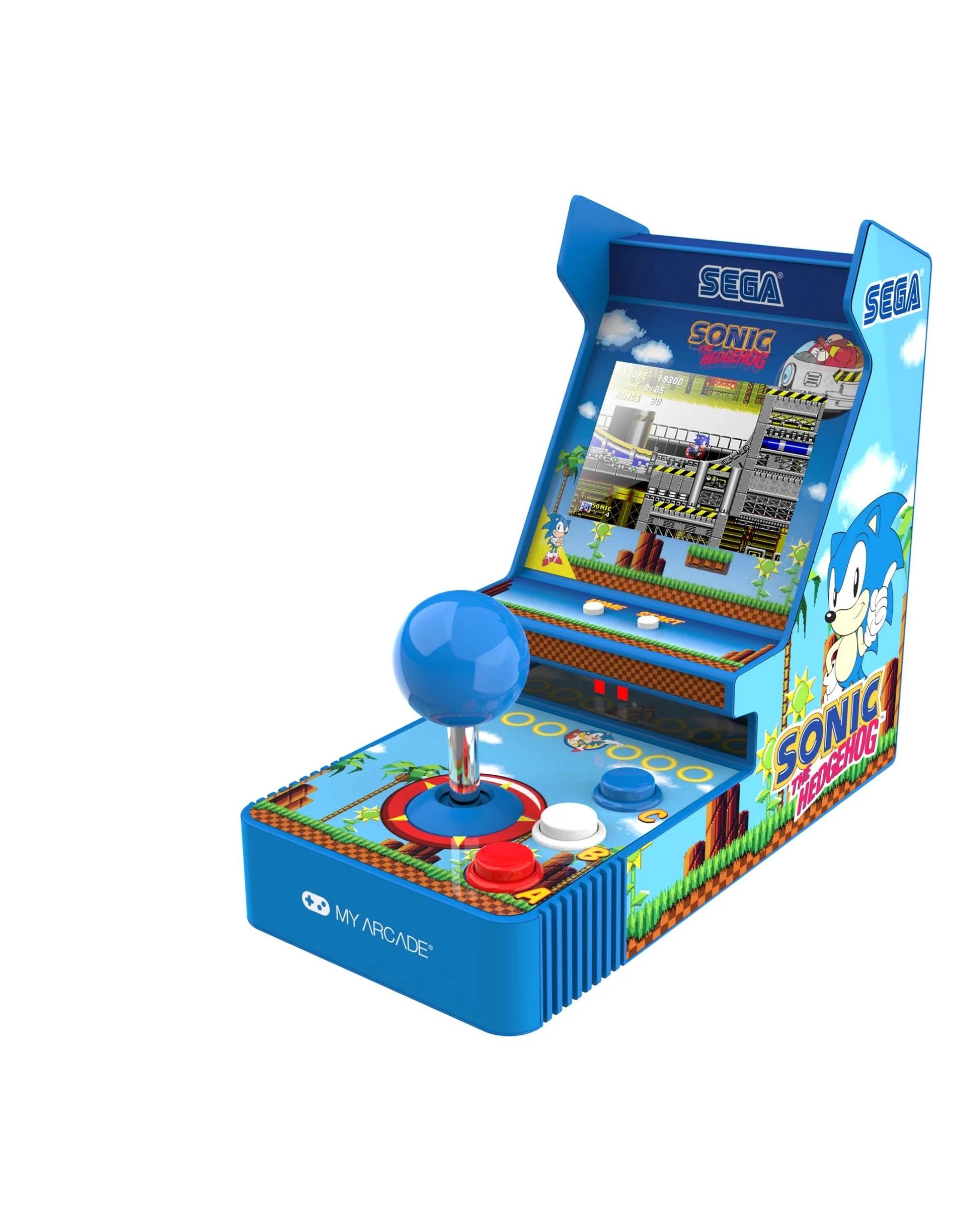 1 MyArcade Joystick Player Sonic the Hedgehog Portable Retro Arcade Cabinet, 1 of 4