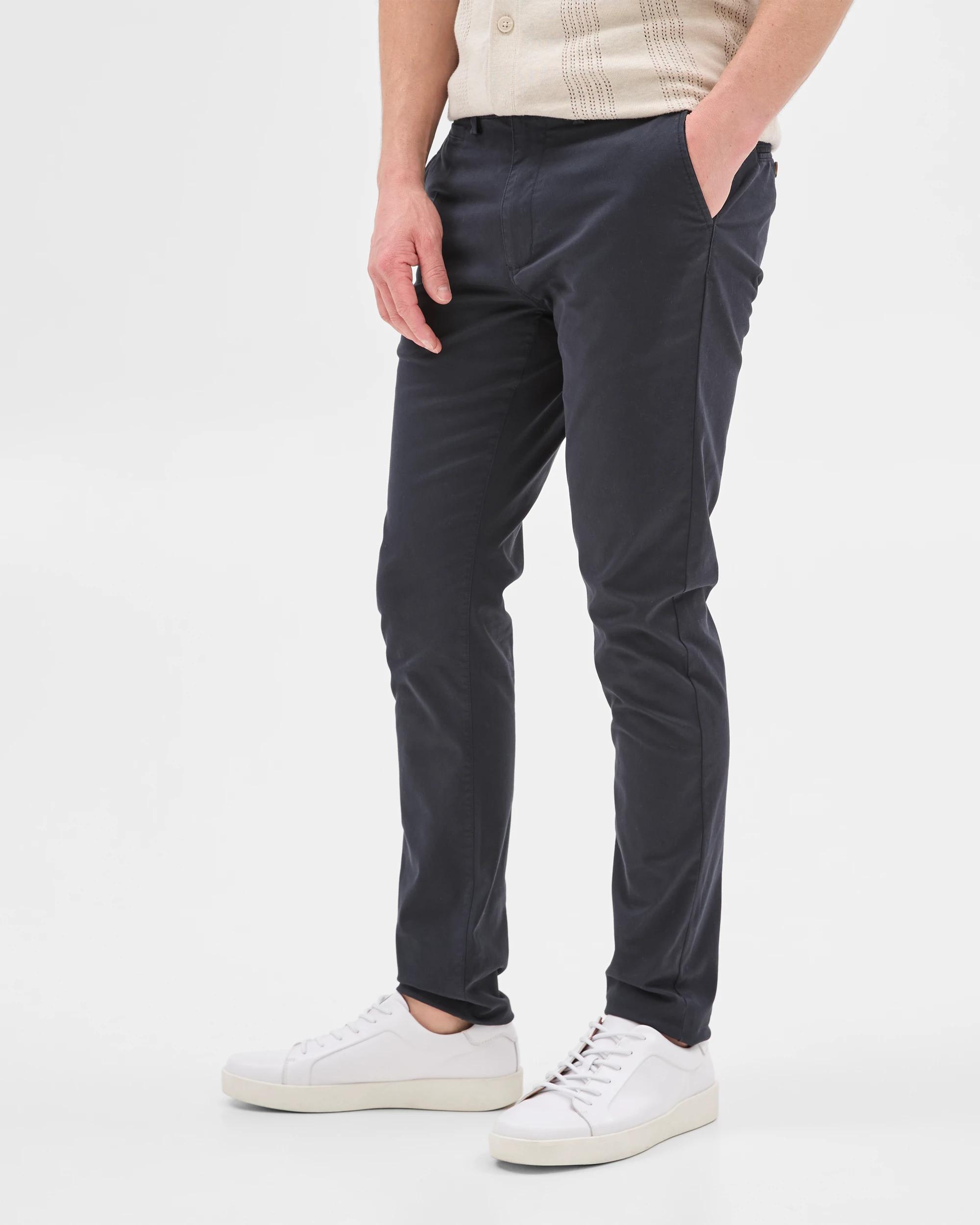 4 Target Australian Cotton Slim Chino Pants NAVY, 4 of 6
