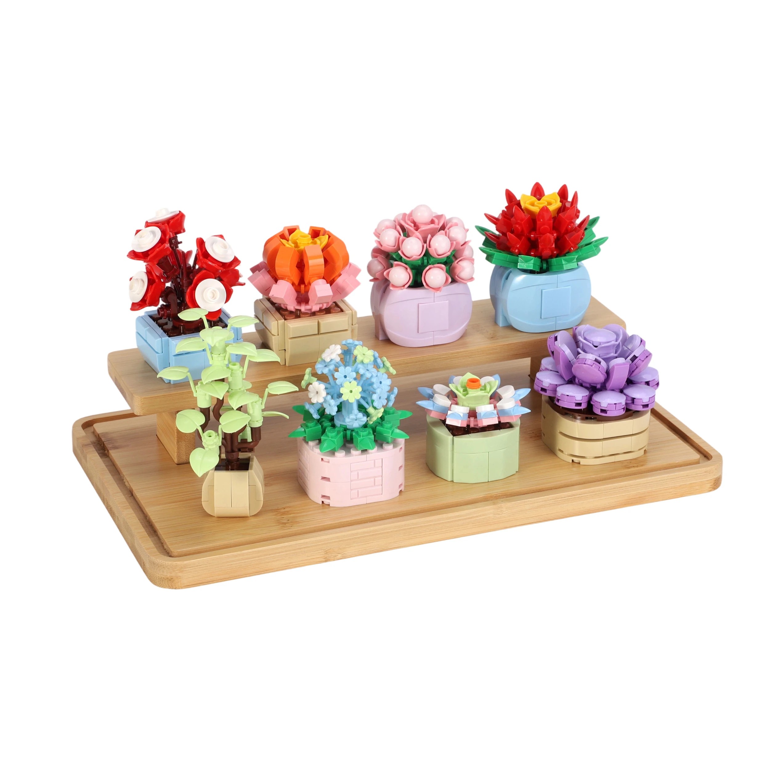 5 679 Piece Blocks Flower Series: Flower Pots with Display Case, 5 of 6