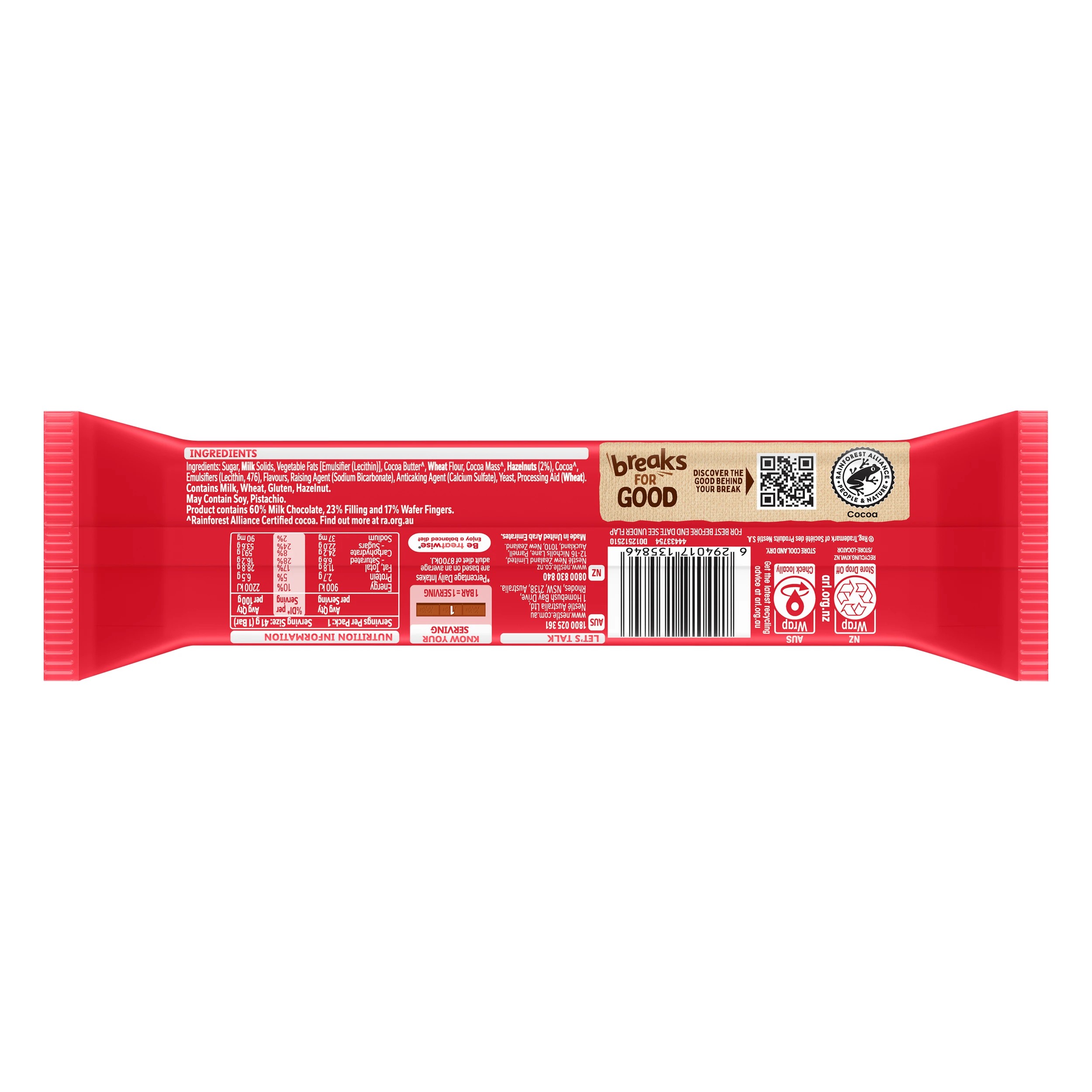2 Nestle KitKat Chunky Hazelnutty 41g, 2 of 2