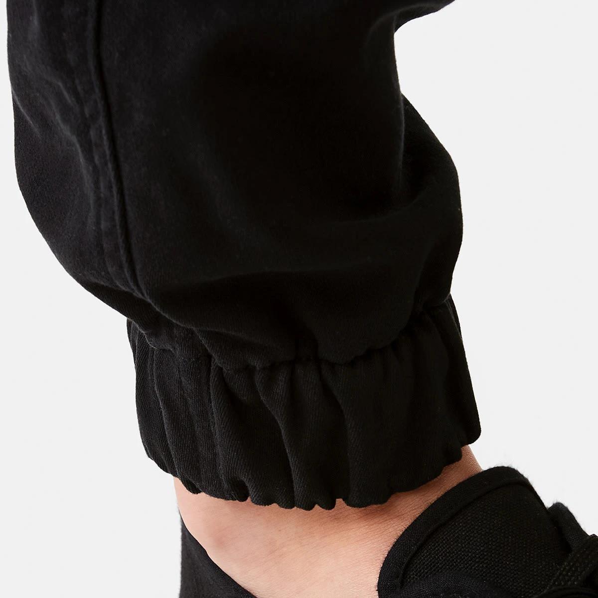 5 Pull On Bow Leg Cuff Pants Black, 5 of 9