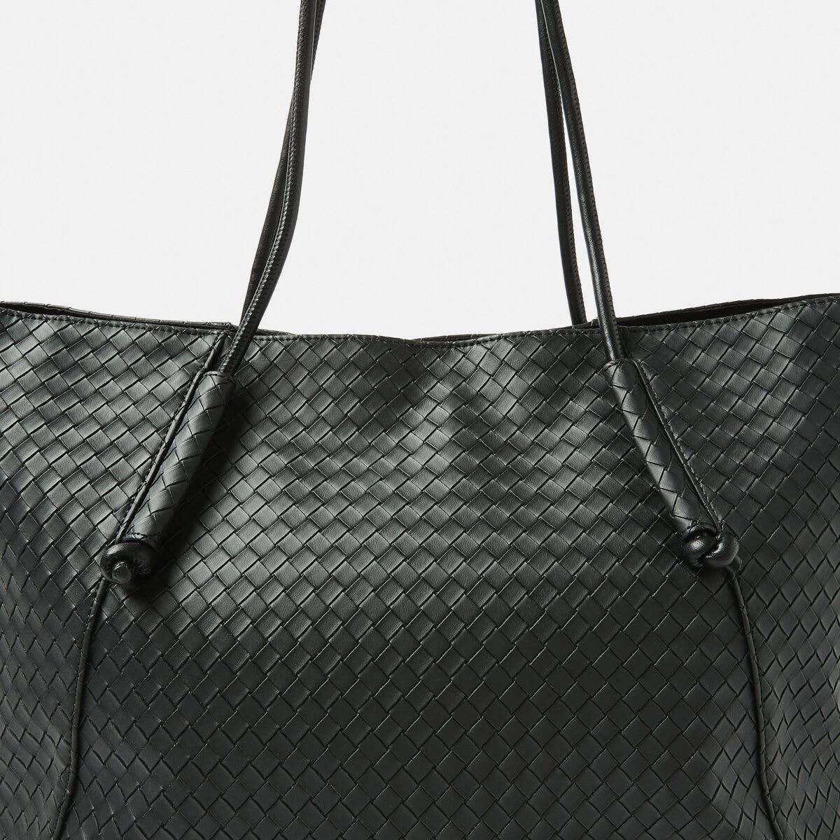 3 Weave Tote Bag BLACK, 3 of 5