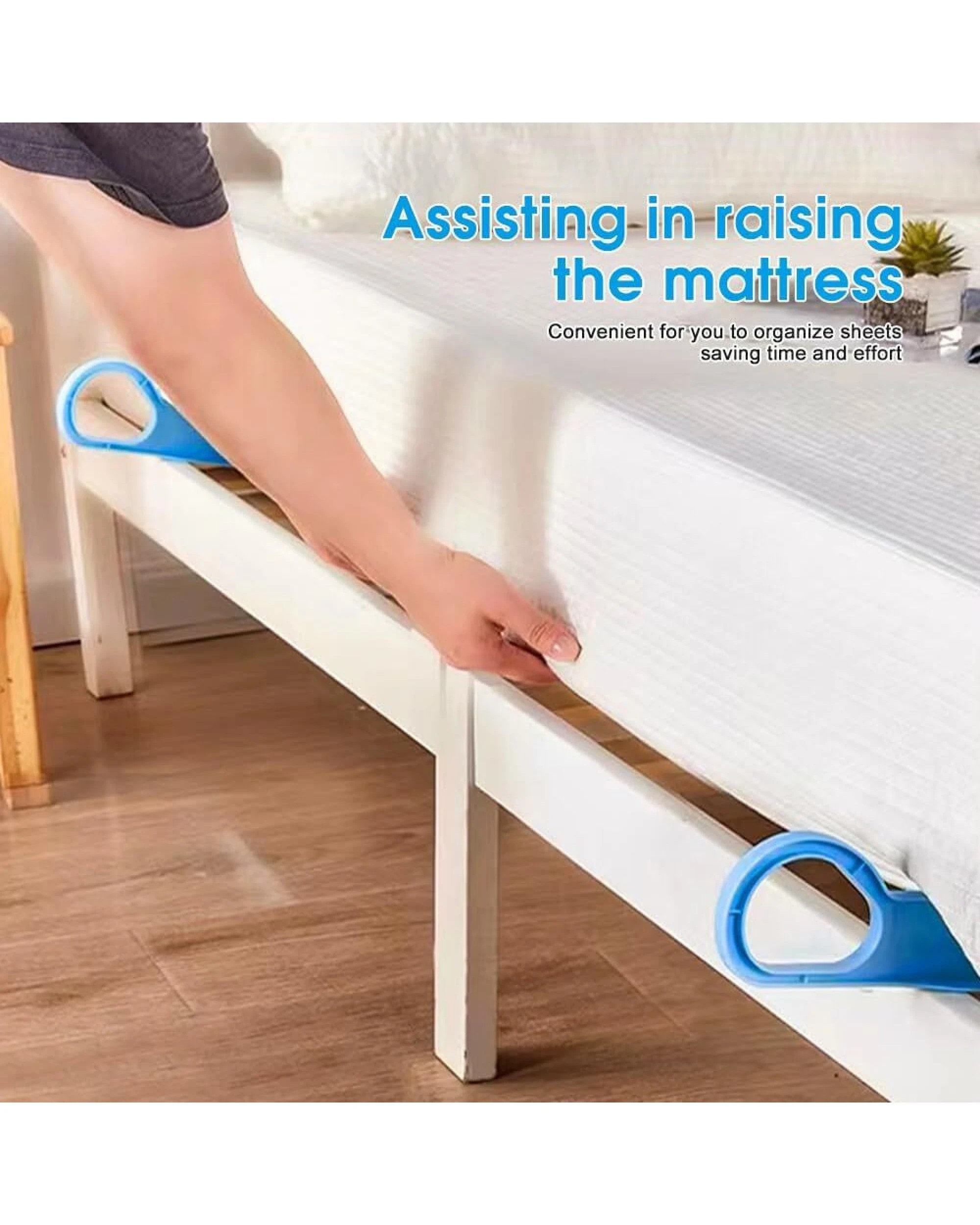 5 BR Home Large Wedge Mattress Lifter Tool for Easy Bed Making, 5 of 7