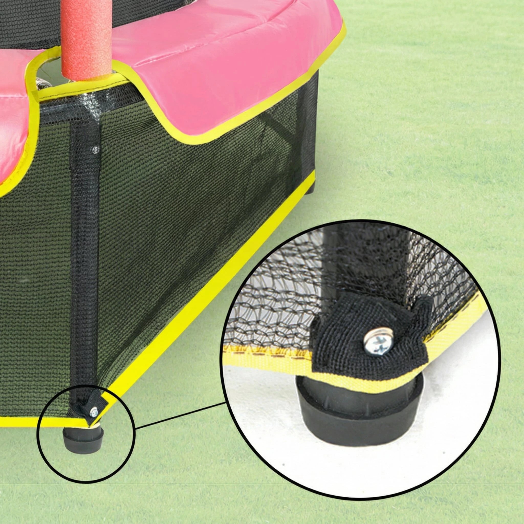 6 Kahuna 4.5ft Trampoline Round Free Safety Net Spring Pad Cover Mat Outdoor - Blue, 6 of 7