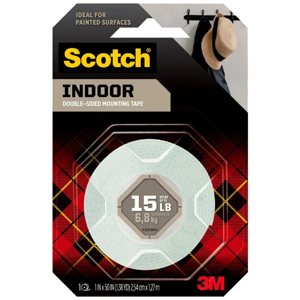 1 Scotch Heavy Duty Foam Mounting Tape 25mm x 1.2m, 1 of 6
