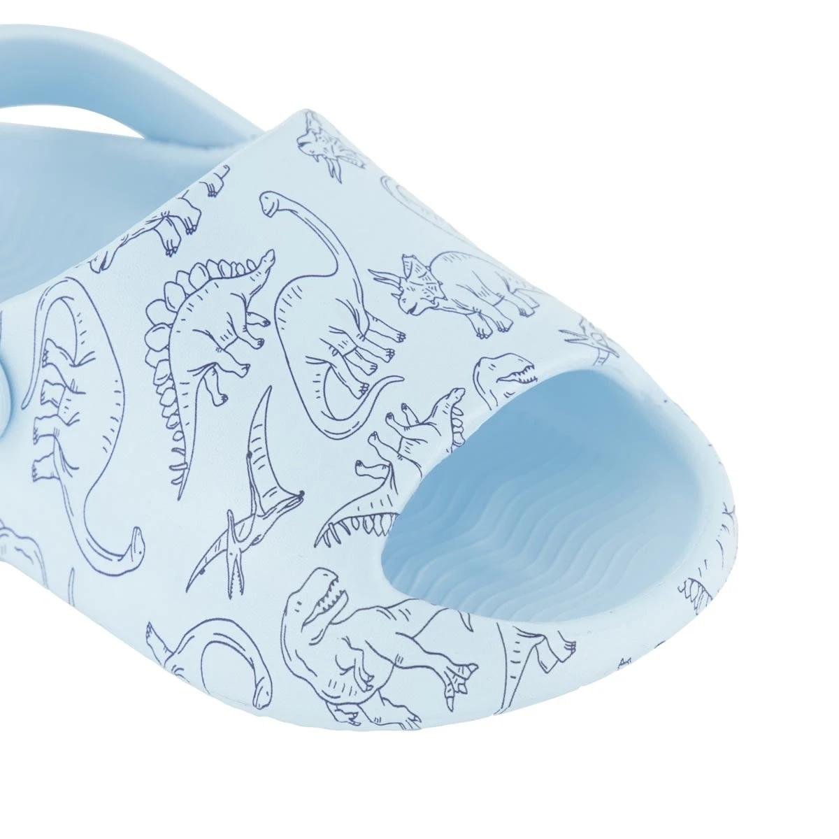 4 Junior Moulded Slides Dino Blue, 4 of 4