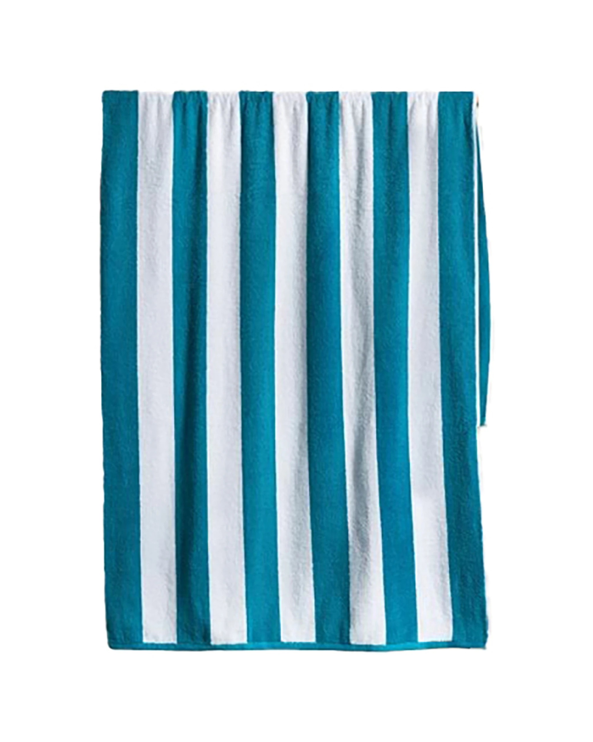1 CANNINGVALE Striped Cabana Cotton Terry Beach Towel Soft Absorbent - Multi, 1 of 3