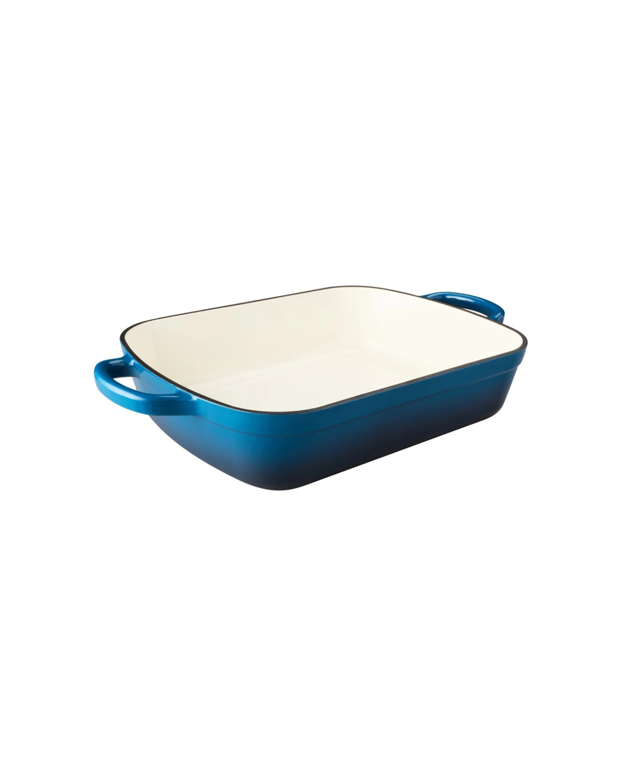 2 Maxwell & Williams Cast Iron Roaster Durable Oven Bakeware 33x25cm/5L Midnight - Blue, 2 of 6