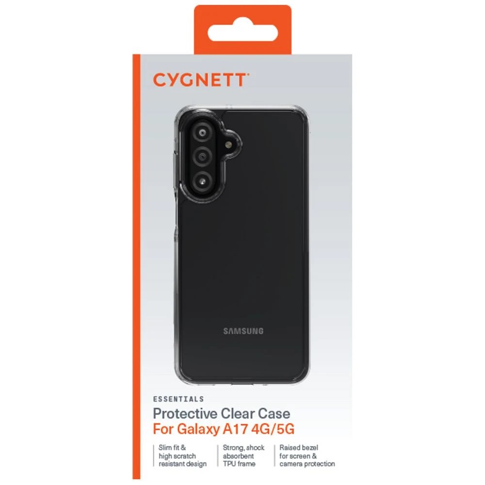 1 Cygnett Essentials Samsung Galaxy A17 Case Clear, 1 of 4