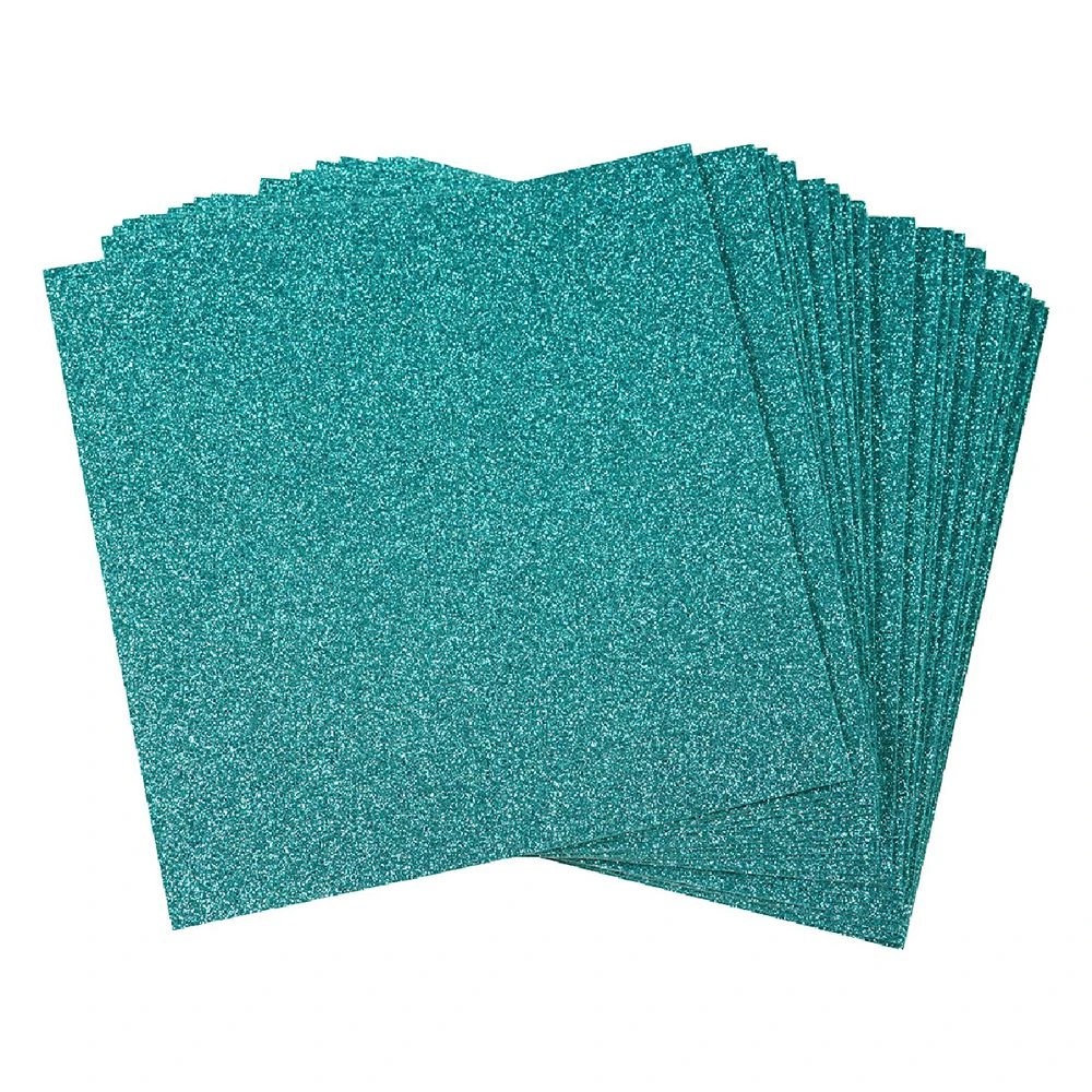 2 Qcut Specialty Cardstock Blue Cryolite Glitter, 2 of 2