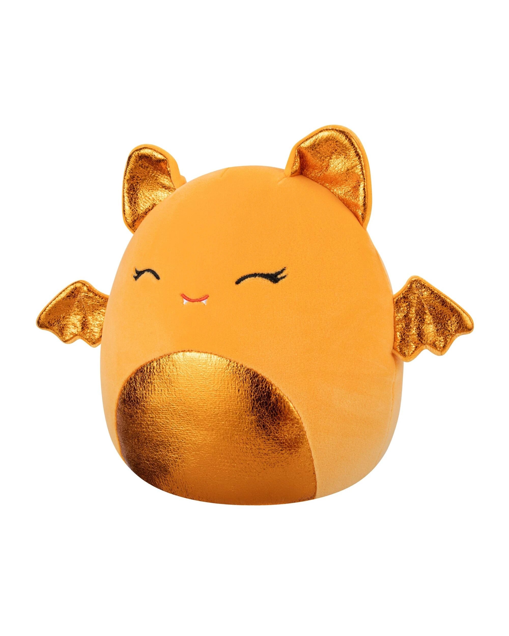 3 Squishmallows Halloween Tangie the Bat with Metallic Detail 5 inch Plush - Orange, 3 of 4