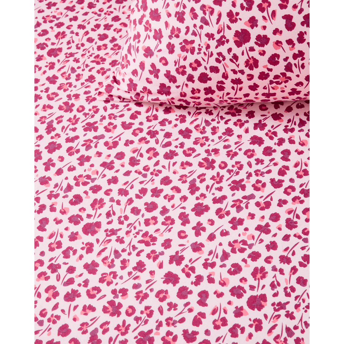 2 Target Australian Cotton Leopard Floral Mix & Match Fitted Sheet
 - King Bed
 - Pink, 2 of 3