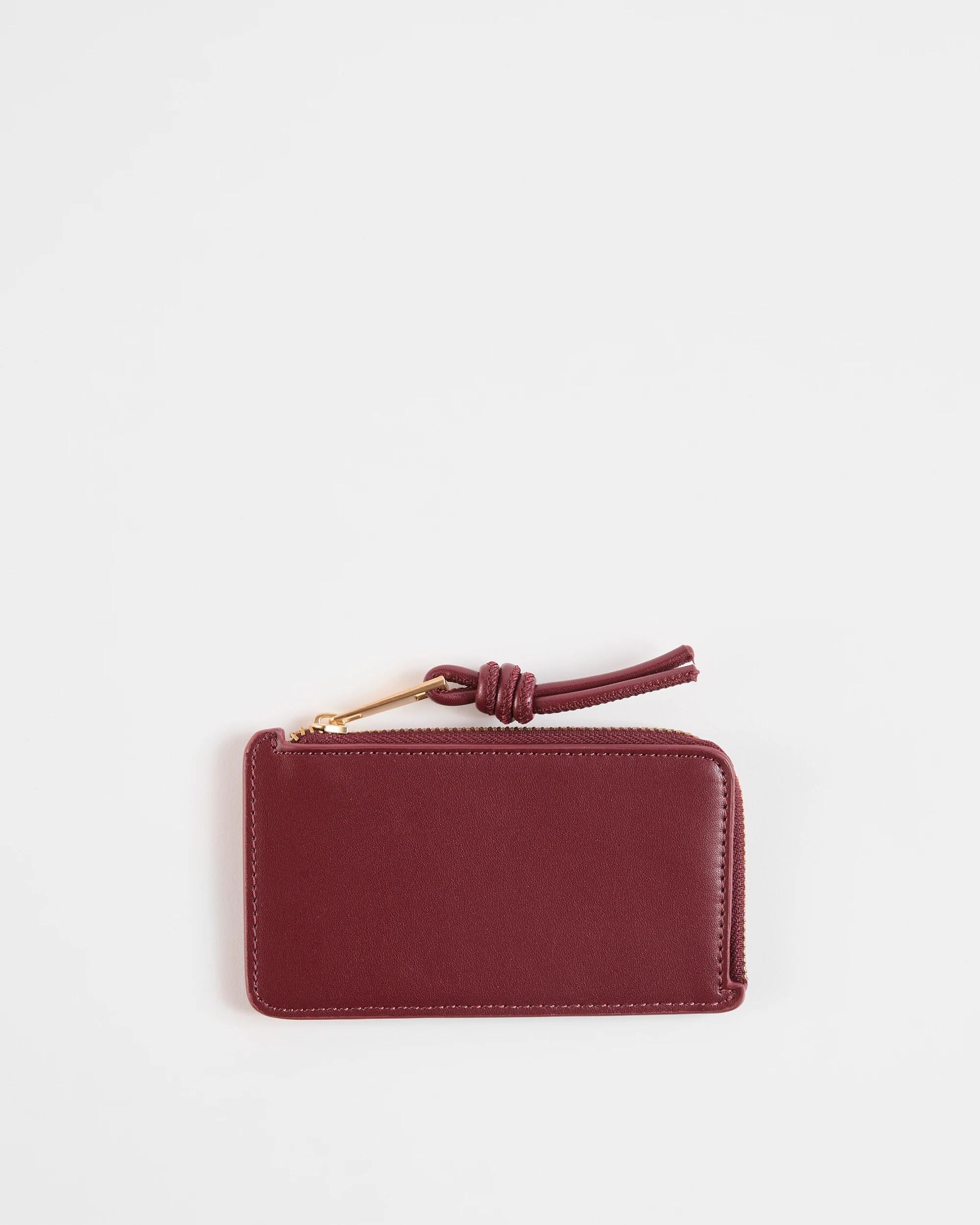 2 Target Zip Card Wallet BURGUNDY, 2 of 2