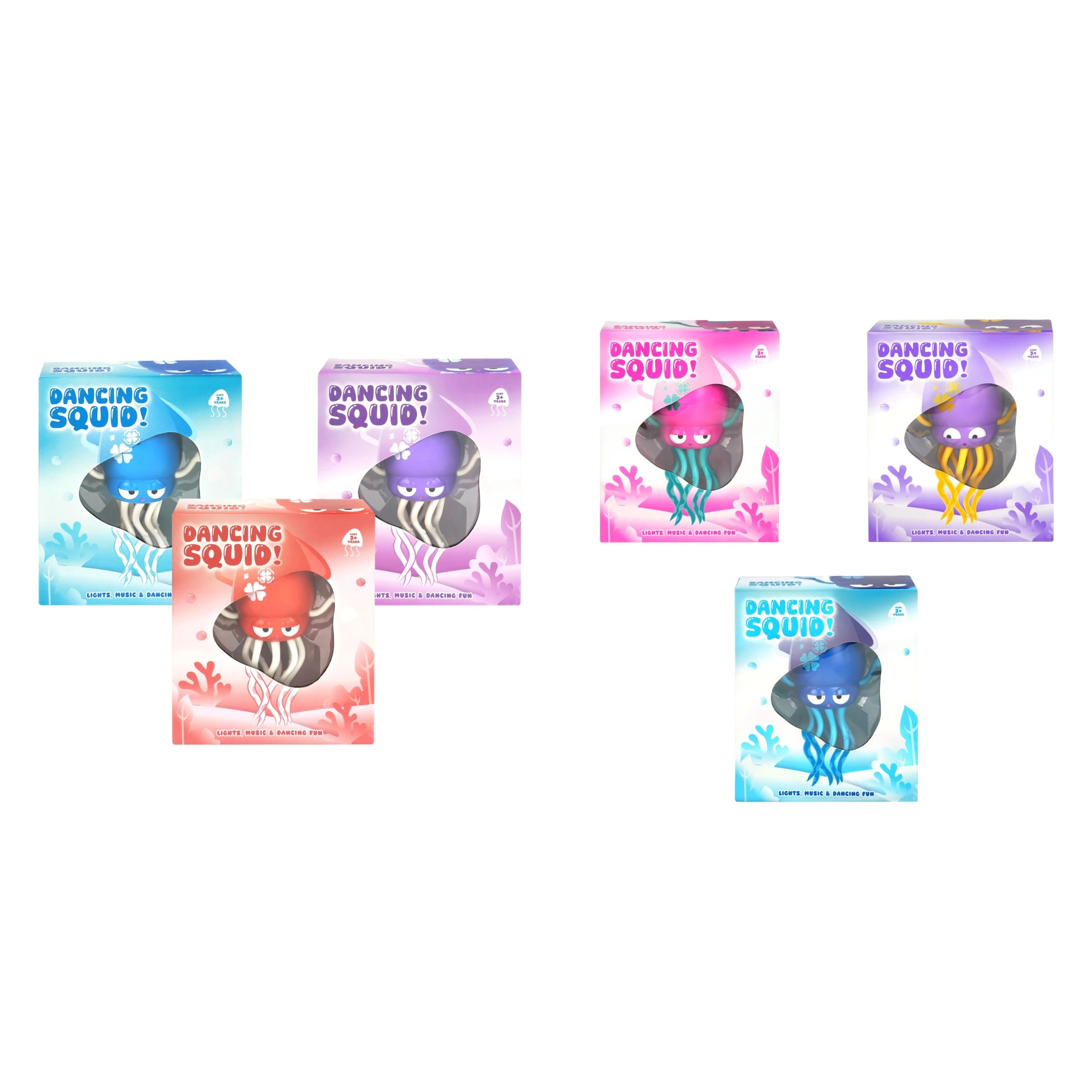 6 Dancing Squid - Assorted, 6 of 6