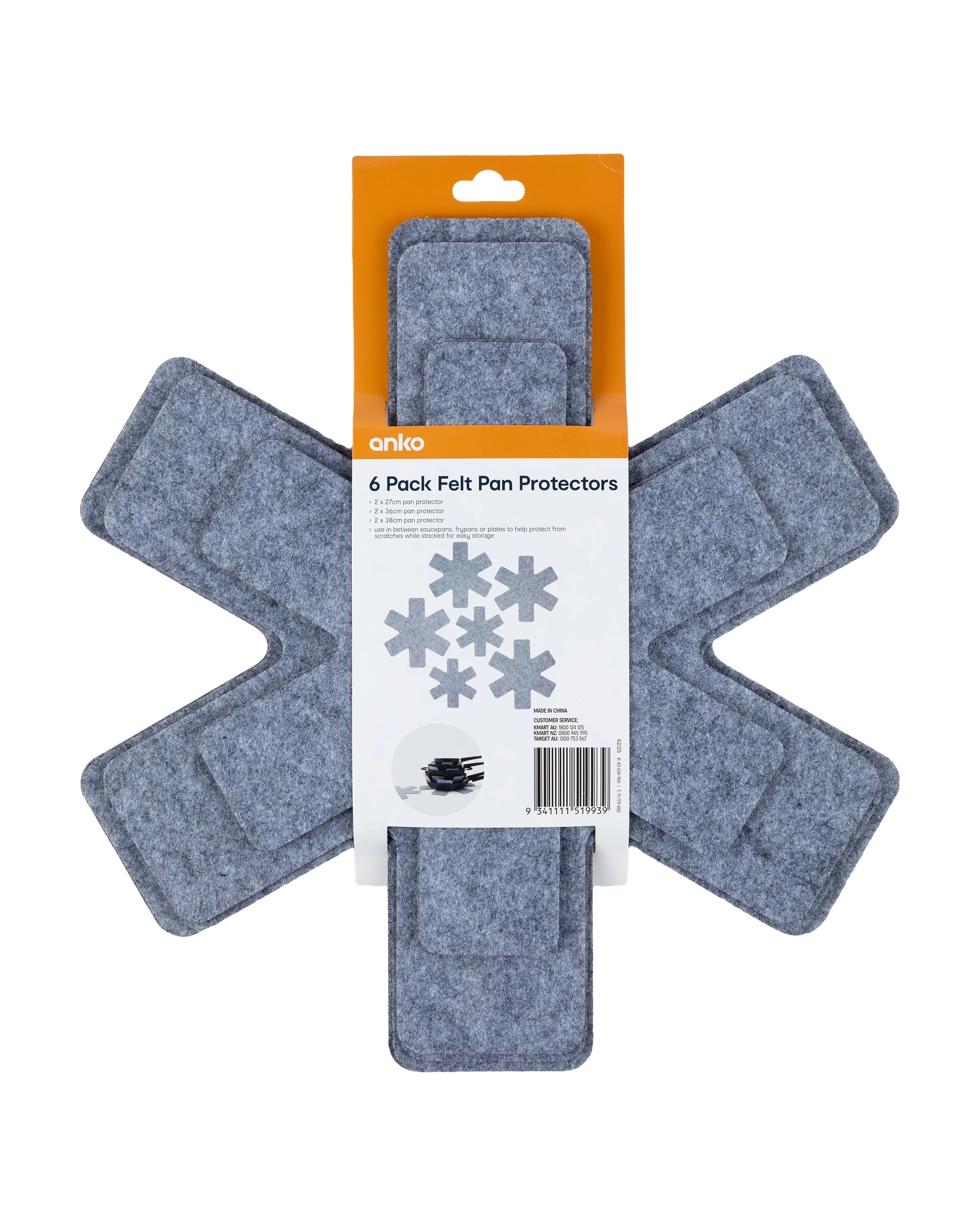 9 6 Pack Felt Pan Protectors, 9 of 9