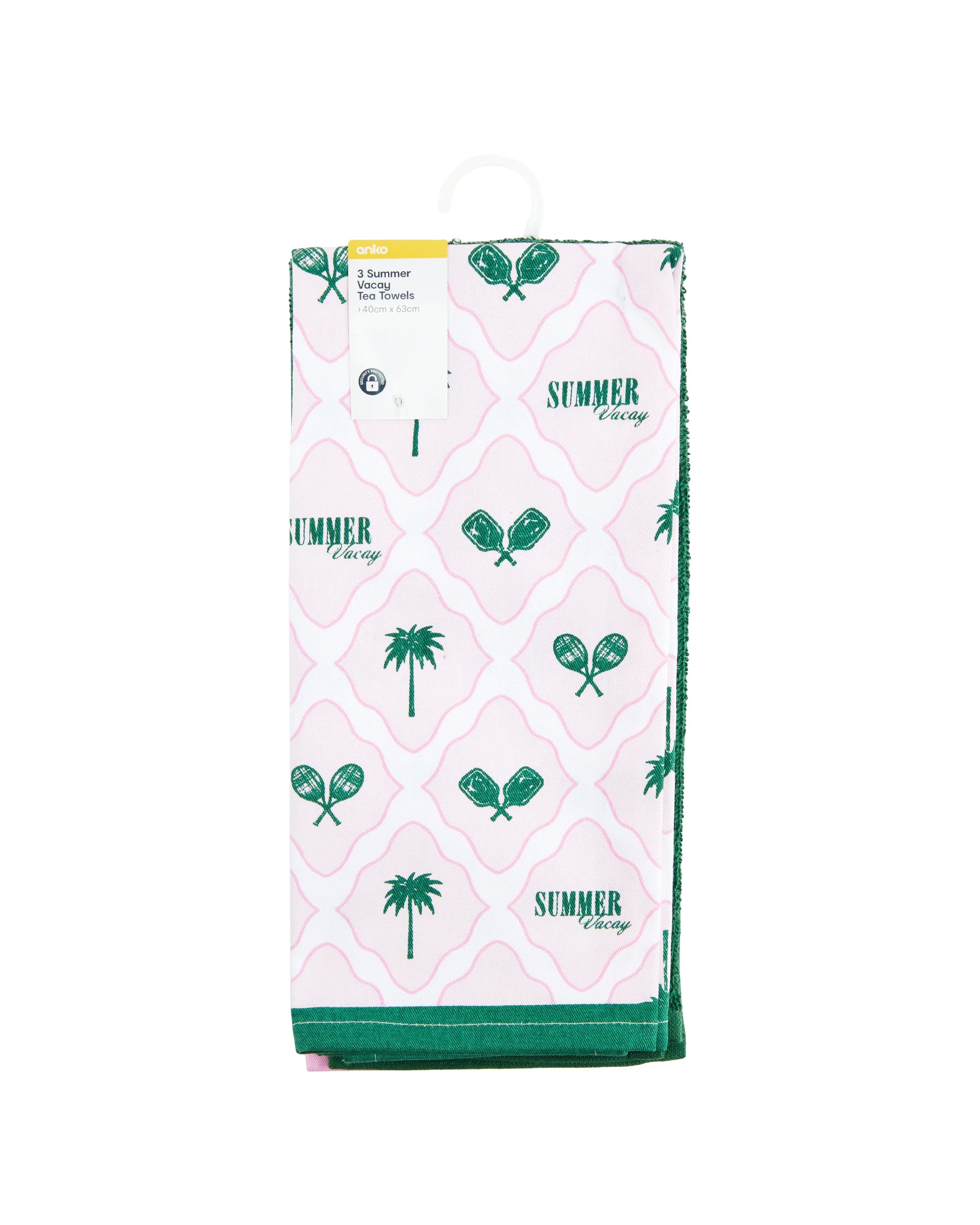 6 3 Pack Summer Vacay Tea Towels, 6 of 6