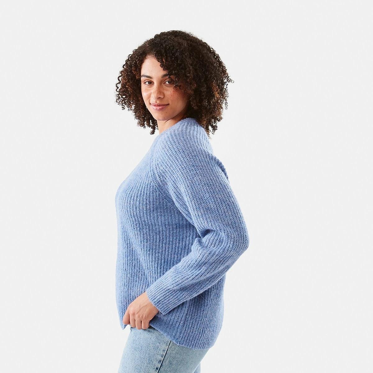 2 Loose Knit Jumper Serenity, 2 of 6