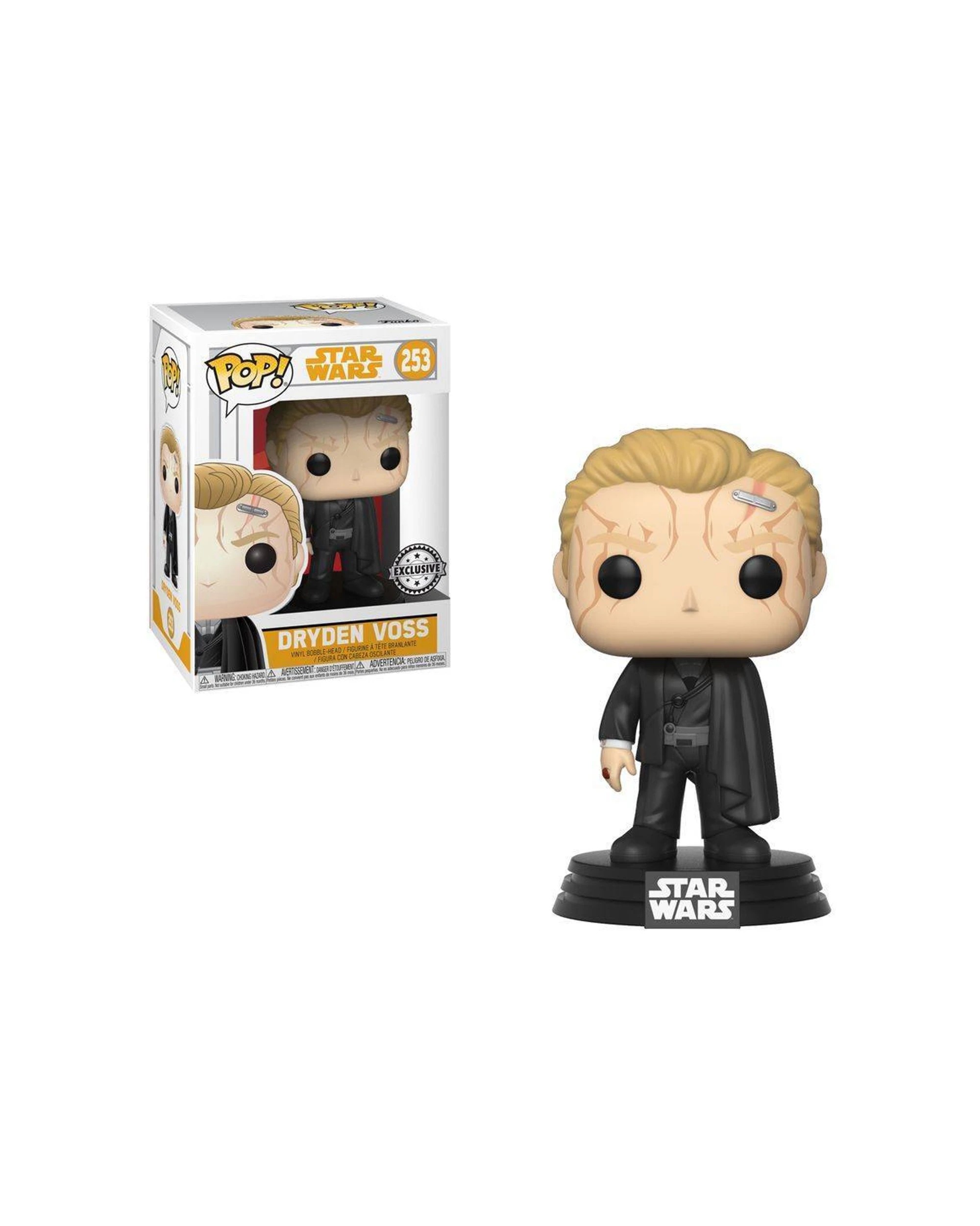 2 Pop Vinyl Figurine Star Wars Solo - Dryden Voss 10cm Collectible Movie - Black, 2 of 3