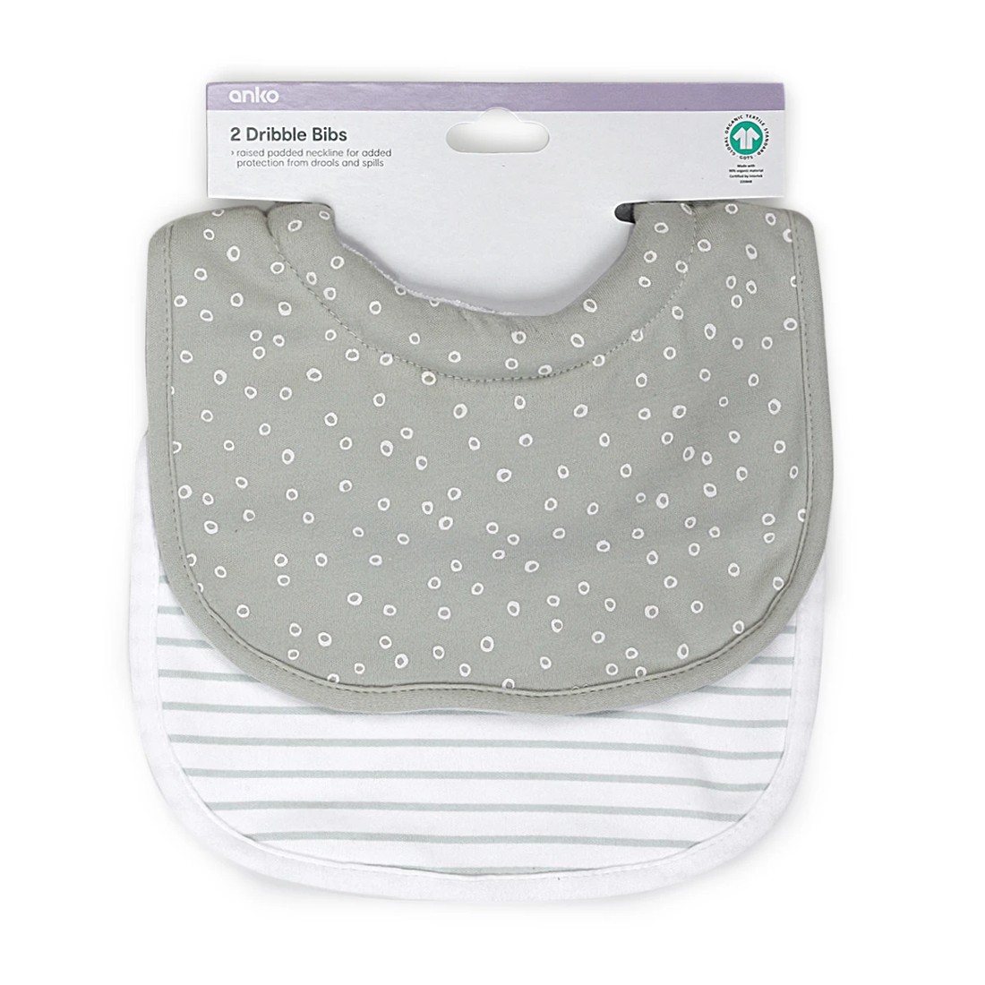 5 2 Pack Dribble Bibs - Bubble, 5 of 5