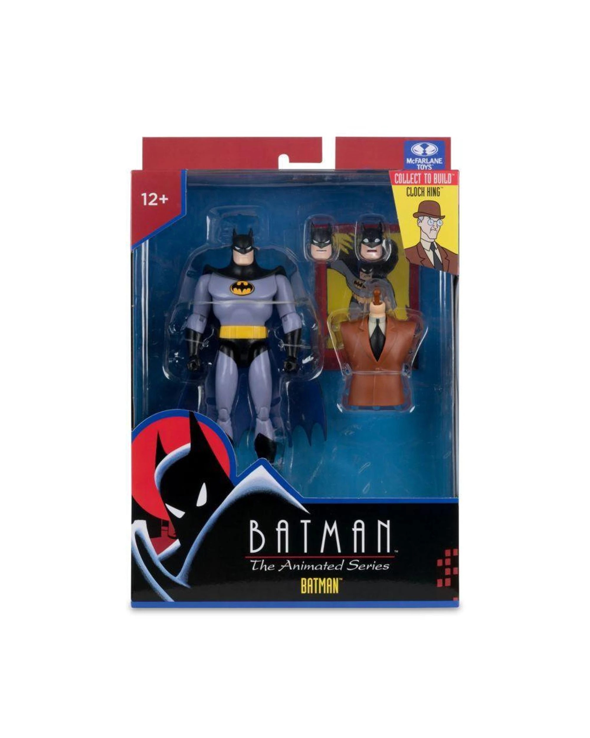 7 McFarlane DC Direct Batman The Animated Series Batman - Expressions -  Build-A 6 inch Figure, 7 of 9