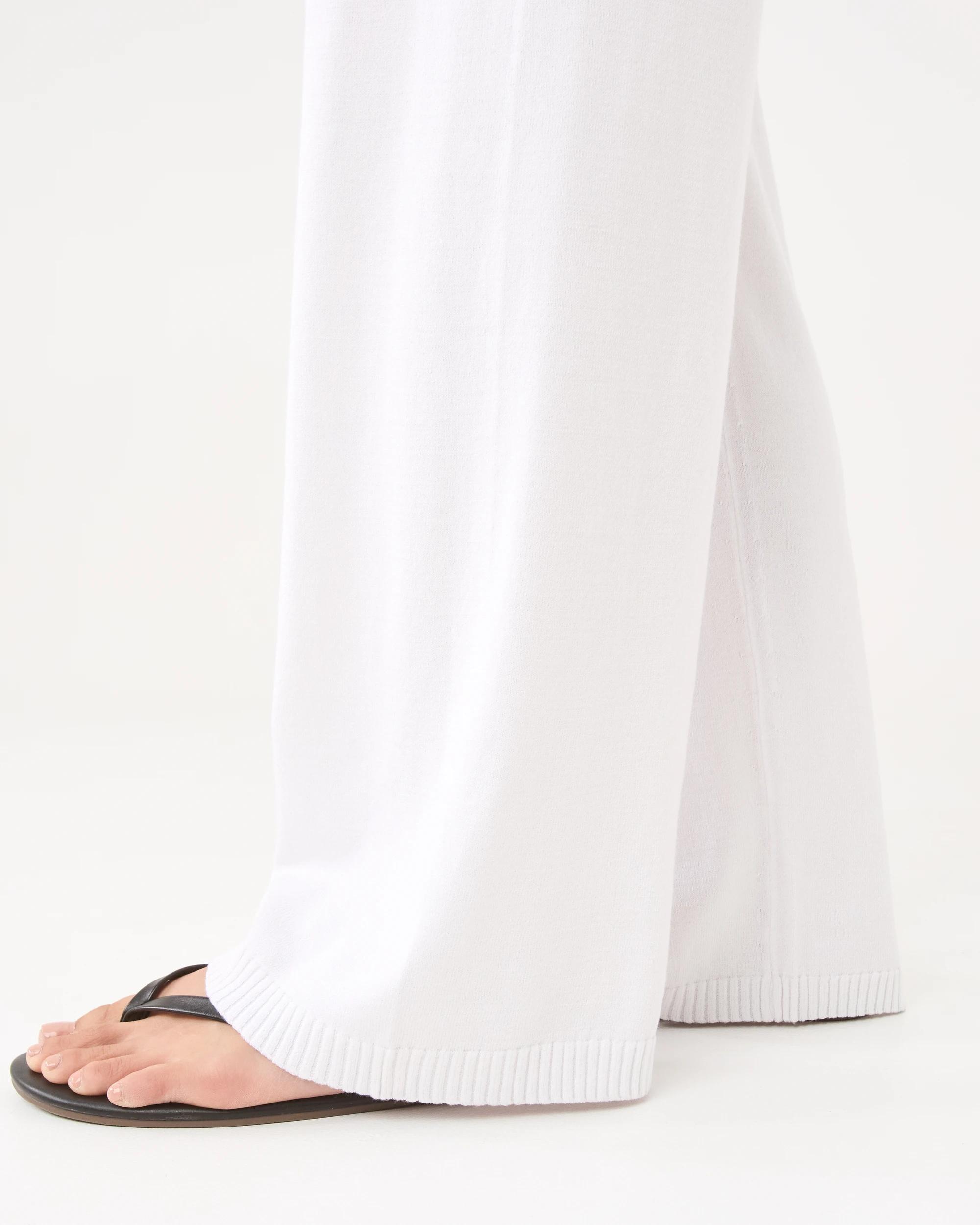 7 True Knit Stripe Tie Pants Snw White, 7 of 8