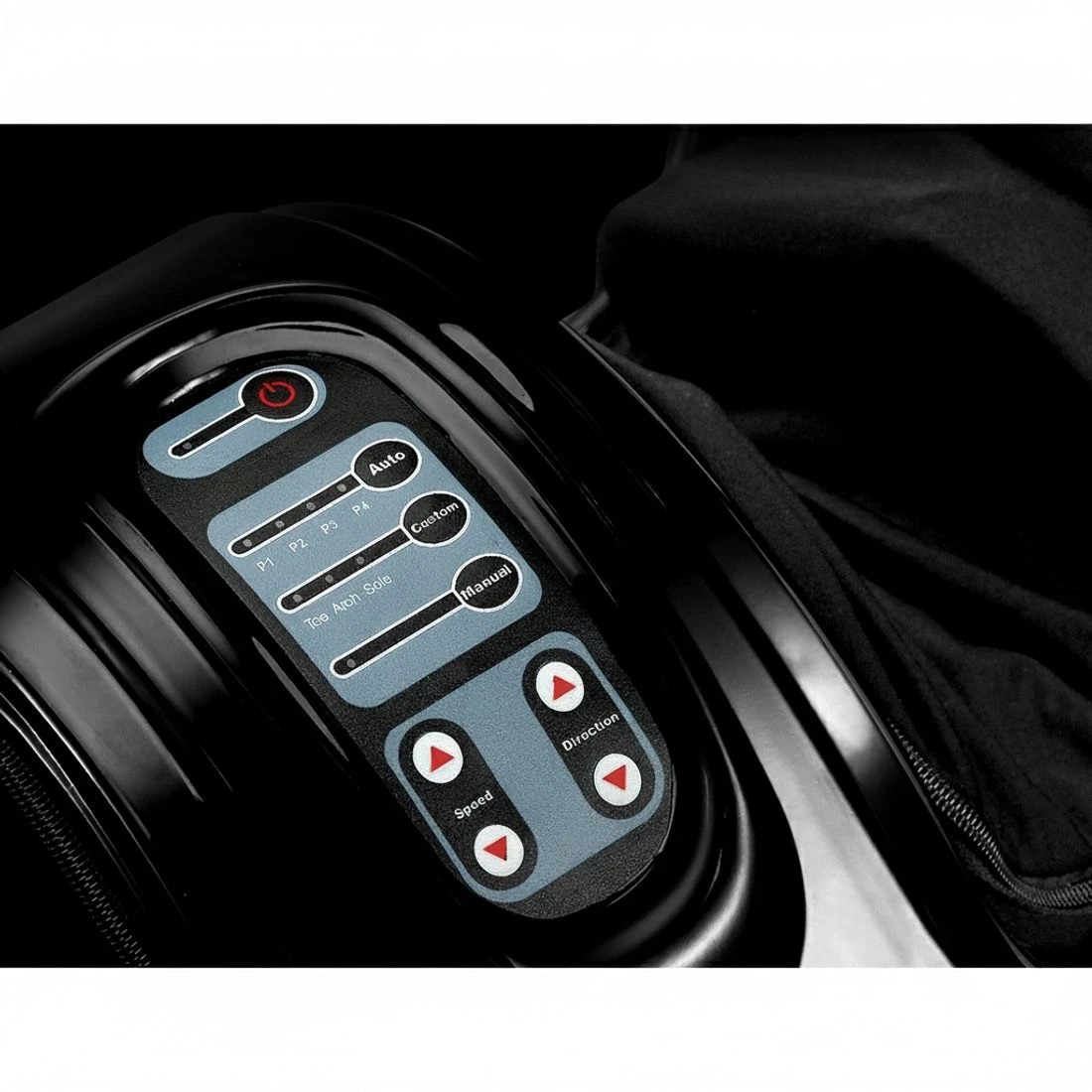 4 Livemor Foot Massager Shiatsu Massagers Electric Remote Roller Kneading - Black, 4 of 8